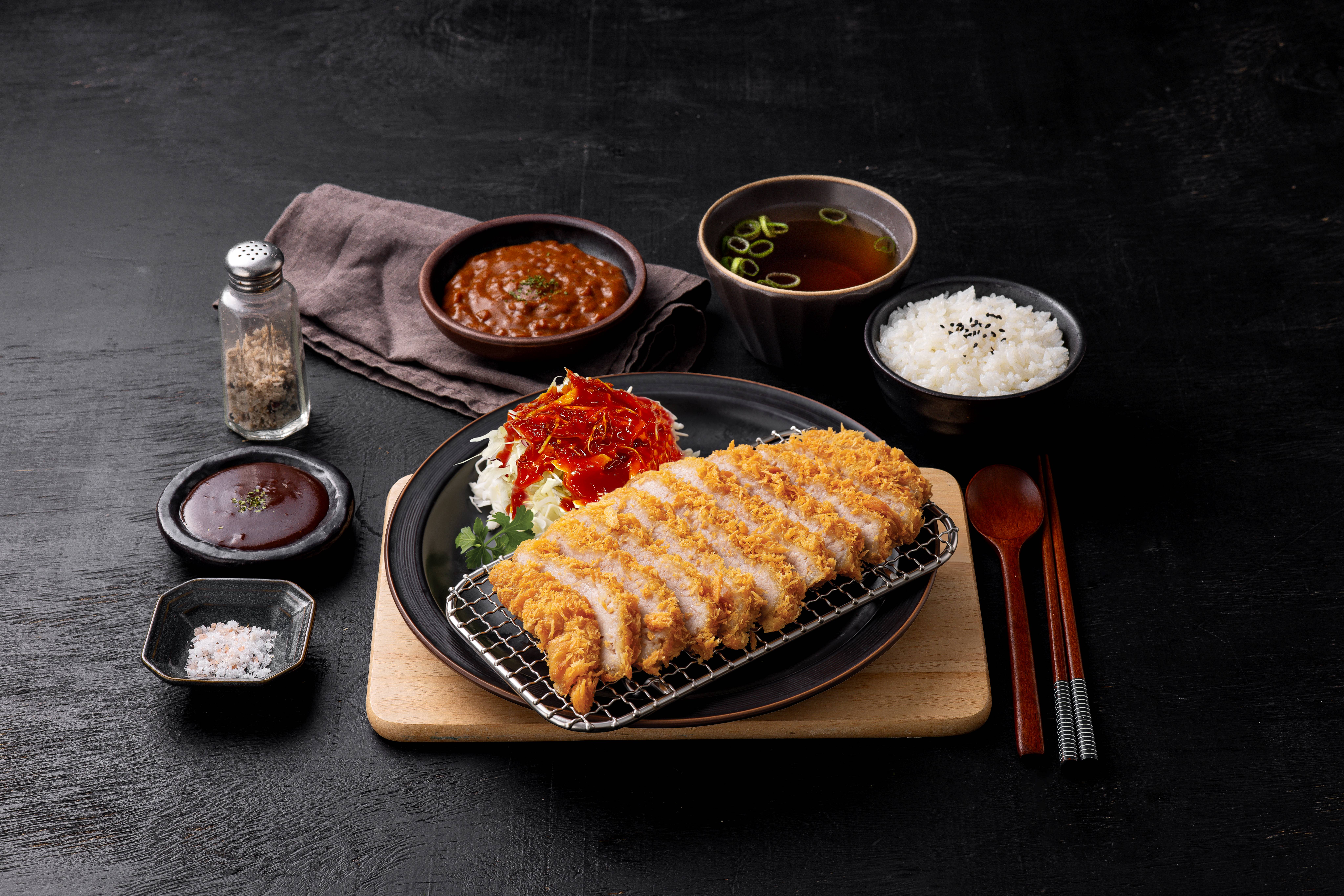 항정카츠 정식