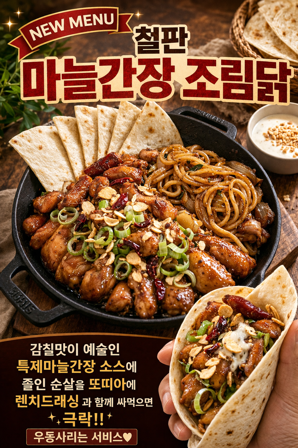 김씨네솥뚜껑닭볶음탕 반려동물 동반 맛집