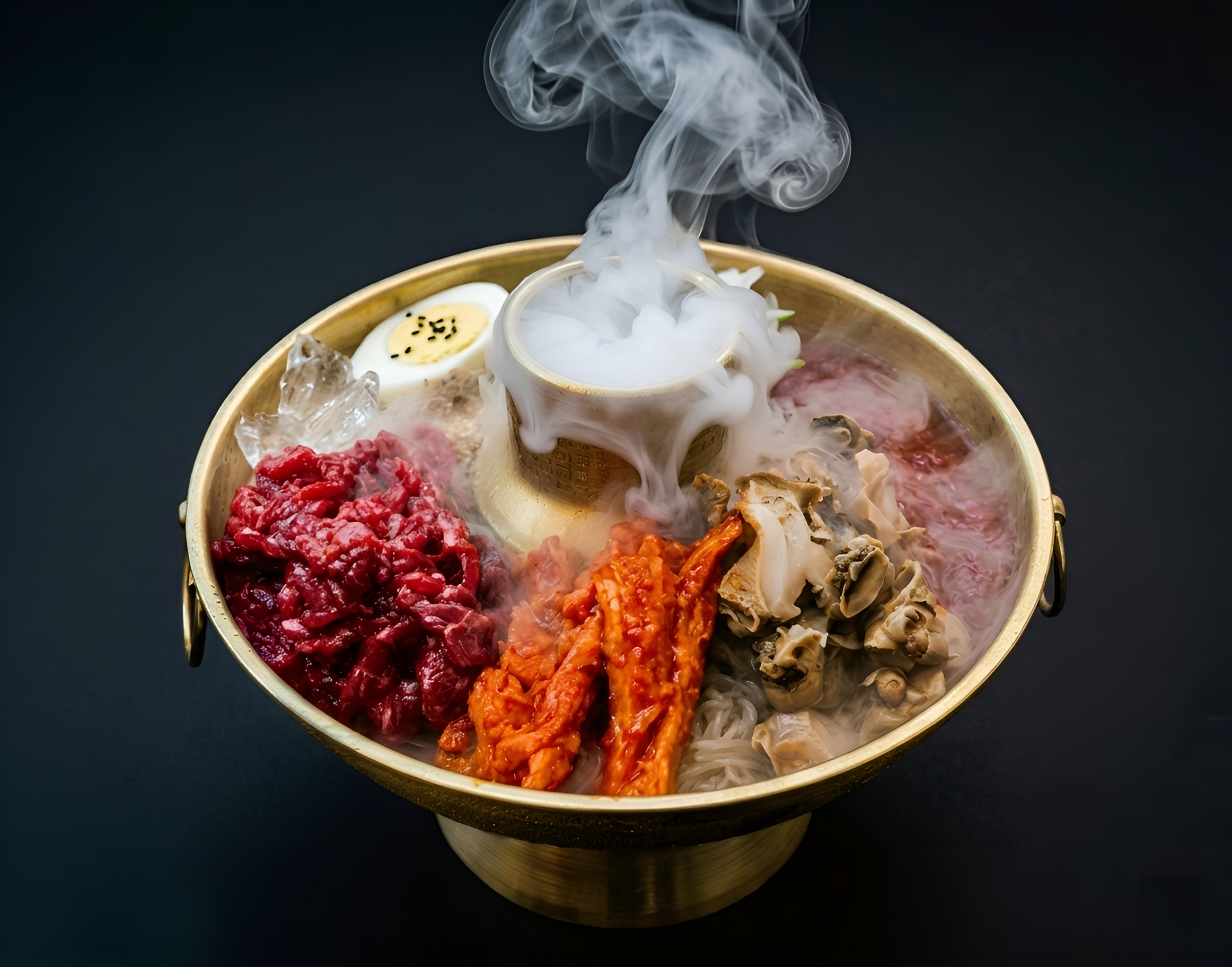 산안개를 담은 수락산 주봉냉면