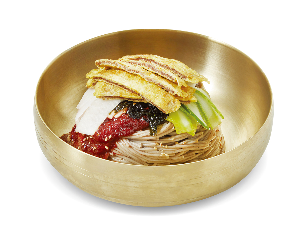 육전 비빔막국수