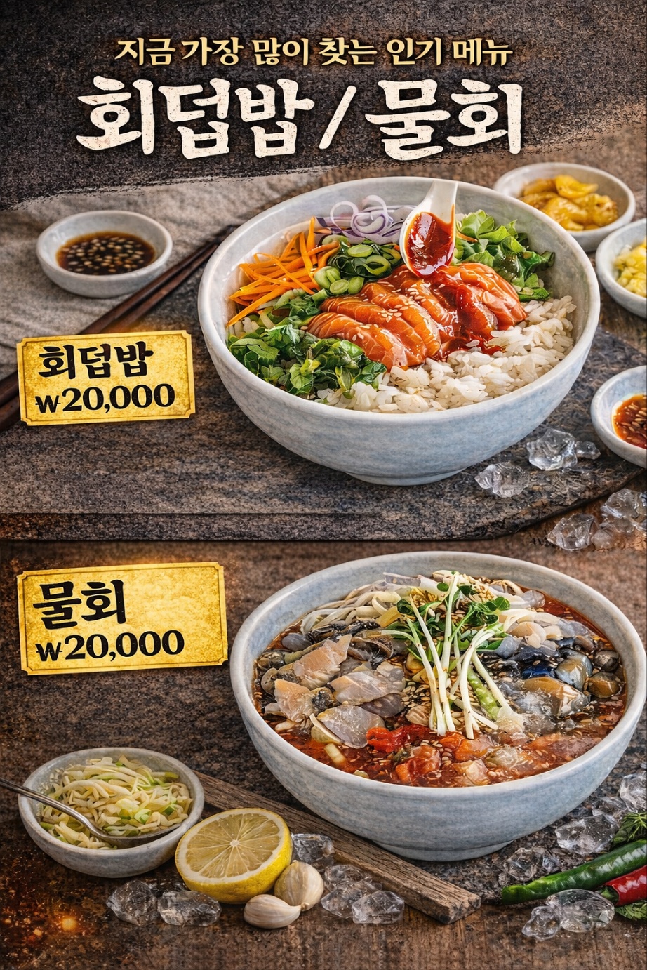 회덮밥/물회