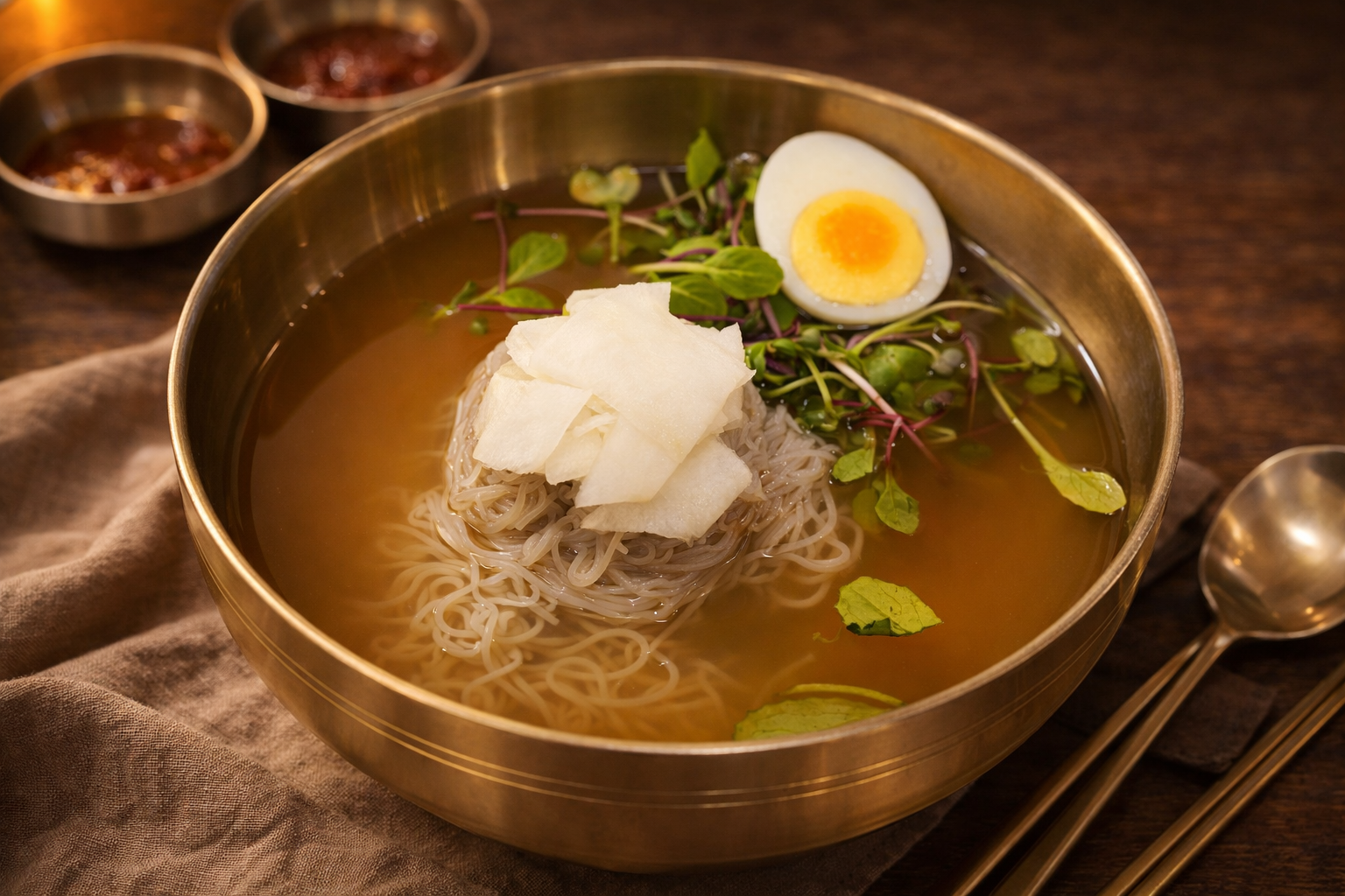 물냉면