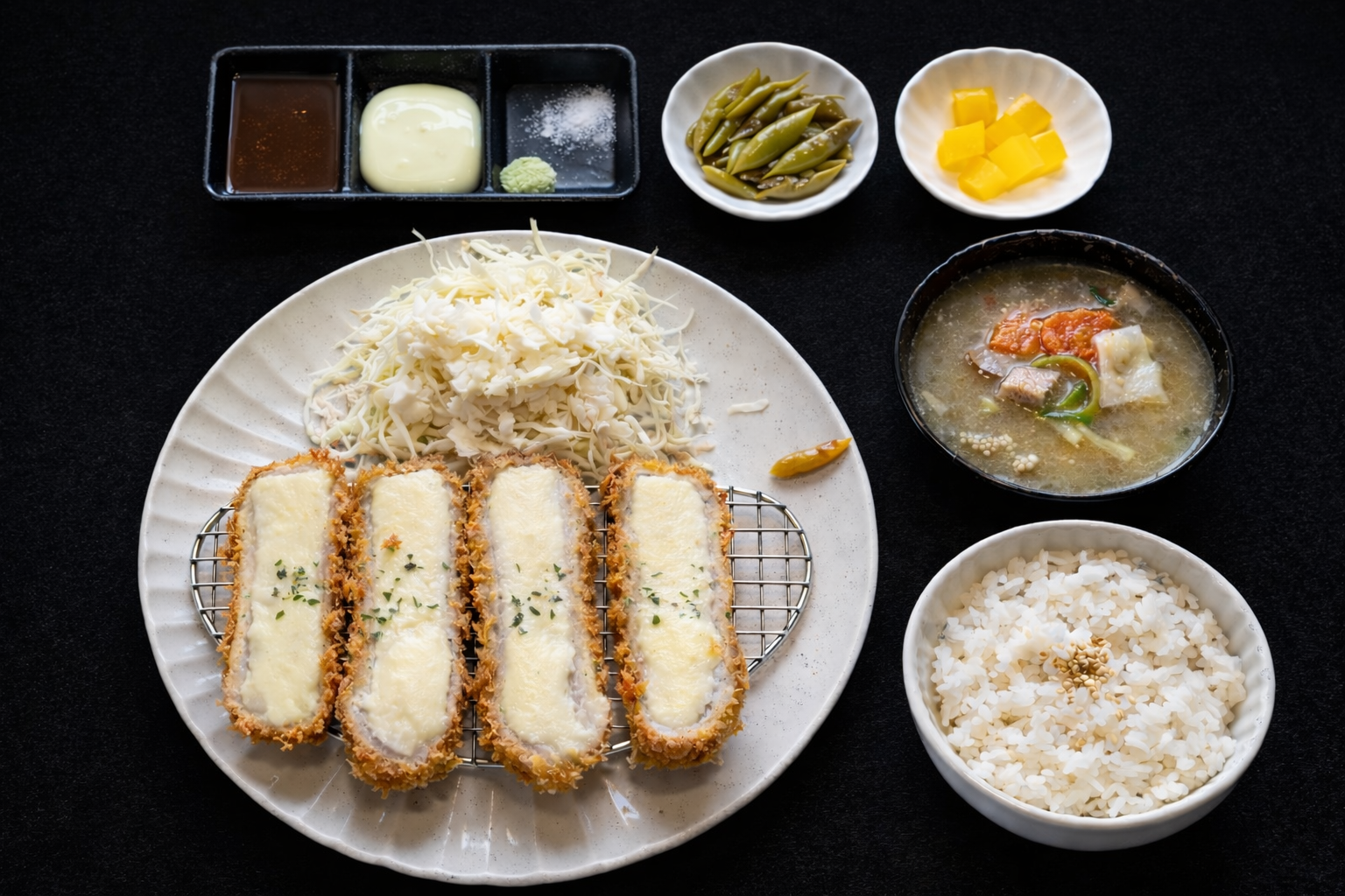로쿠엔 치즈카츠 정식