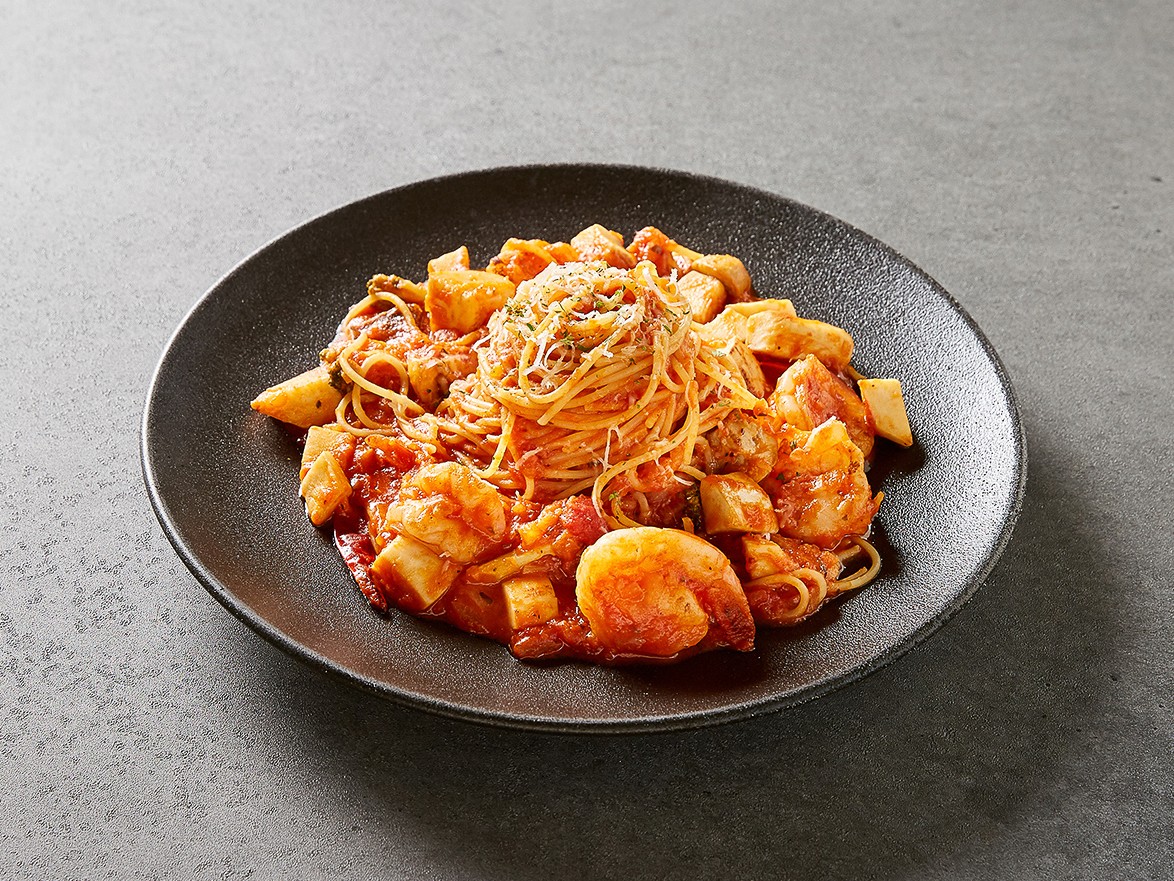 피칸테 토마토 새우 파스타