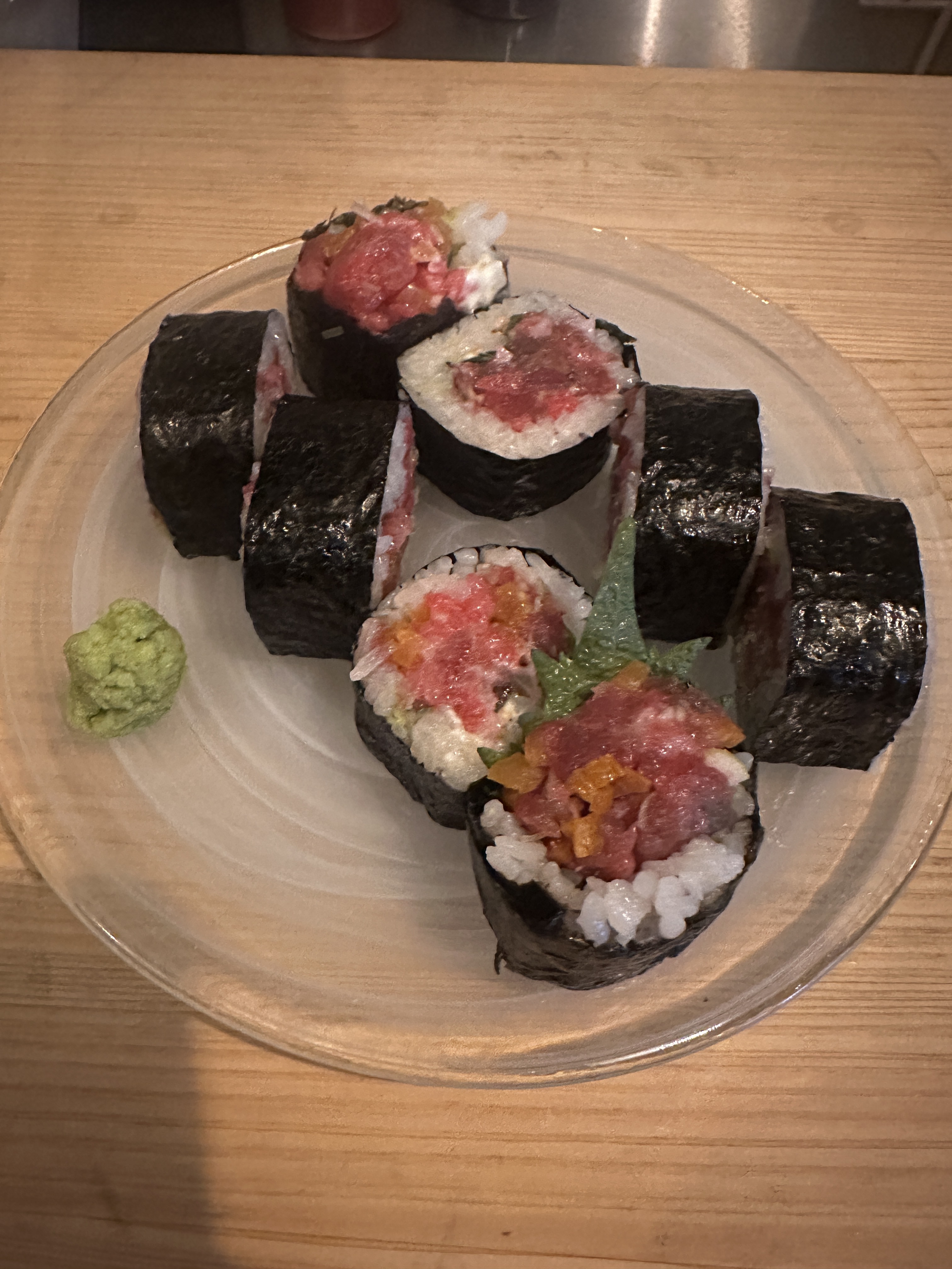 참치뱃살 김초밥
