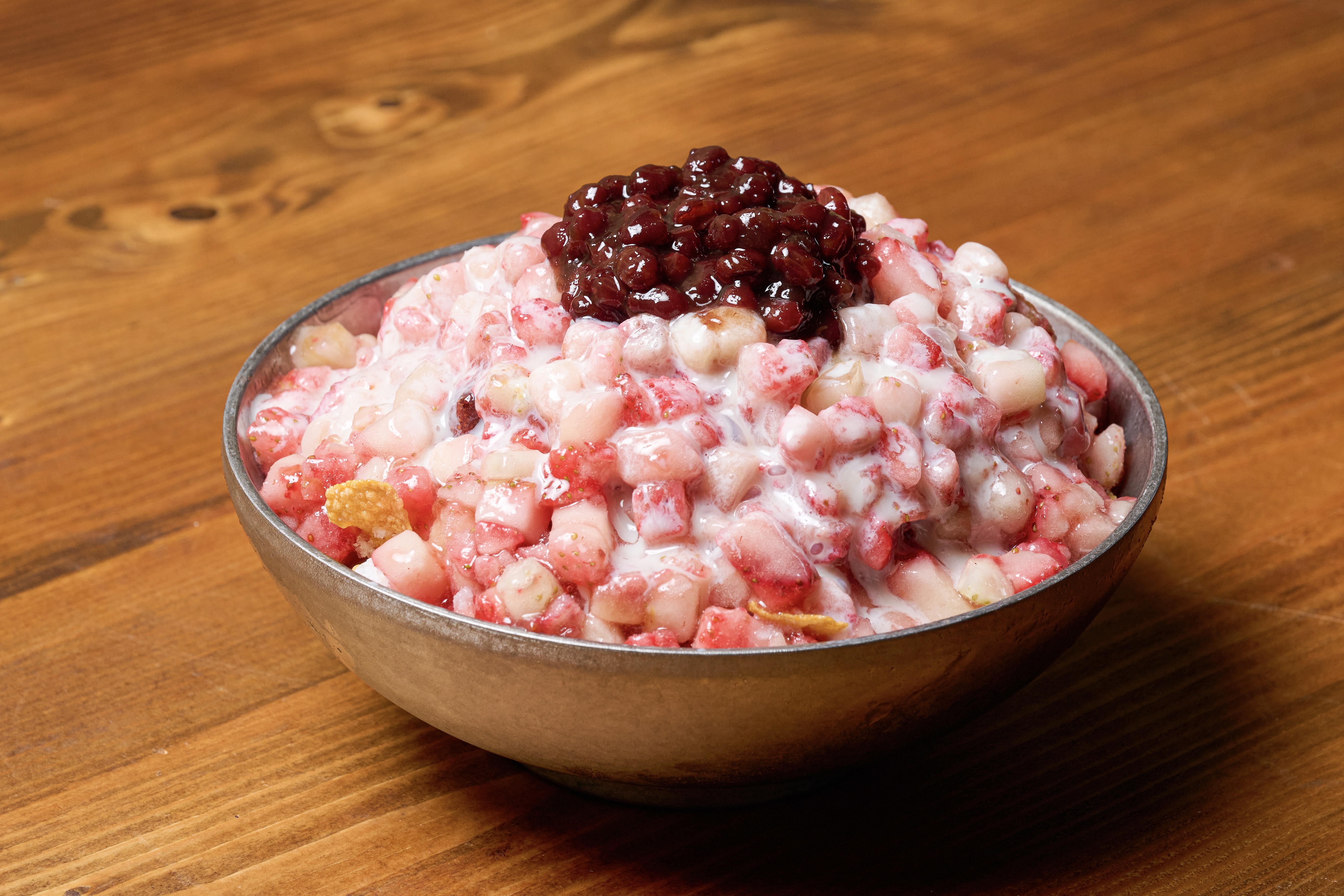 딸기팥빙수