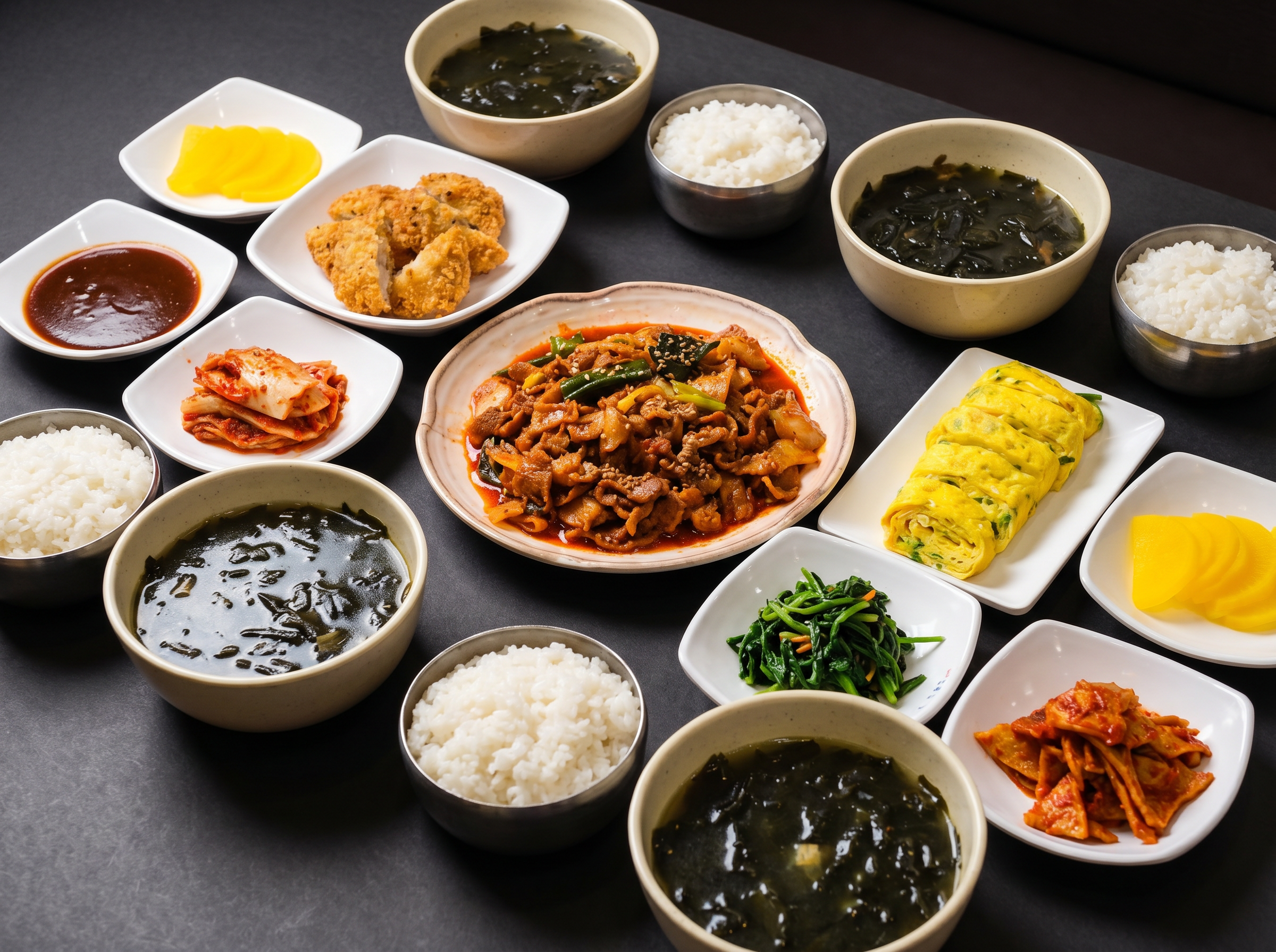 Student-group spicy pork set