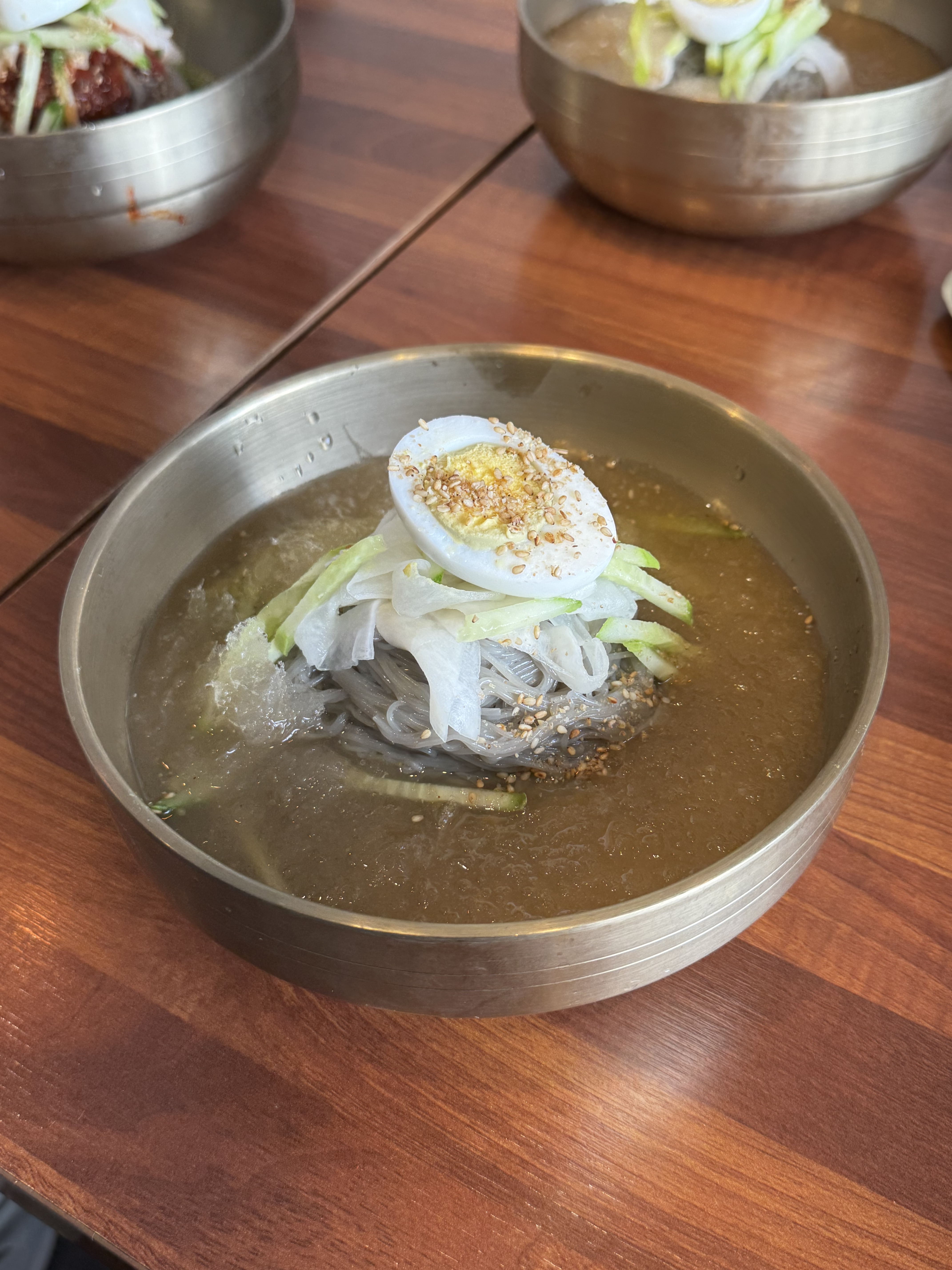 육수 진~한 물냉면