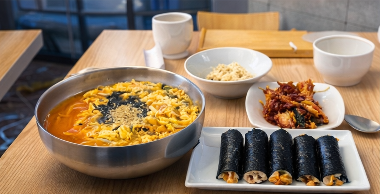 모자낙지칼국수