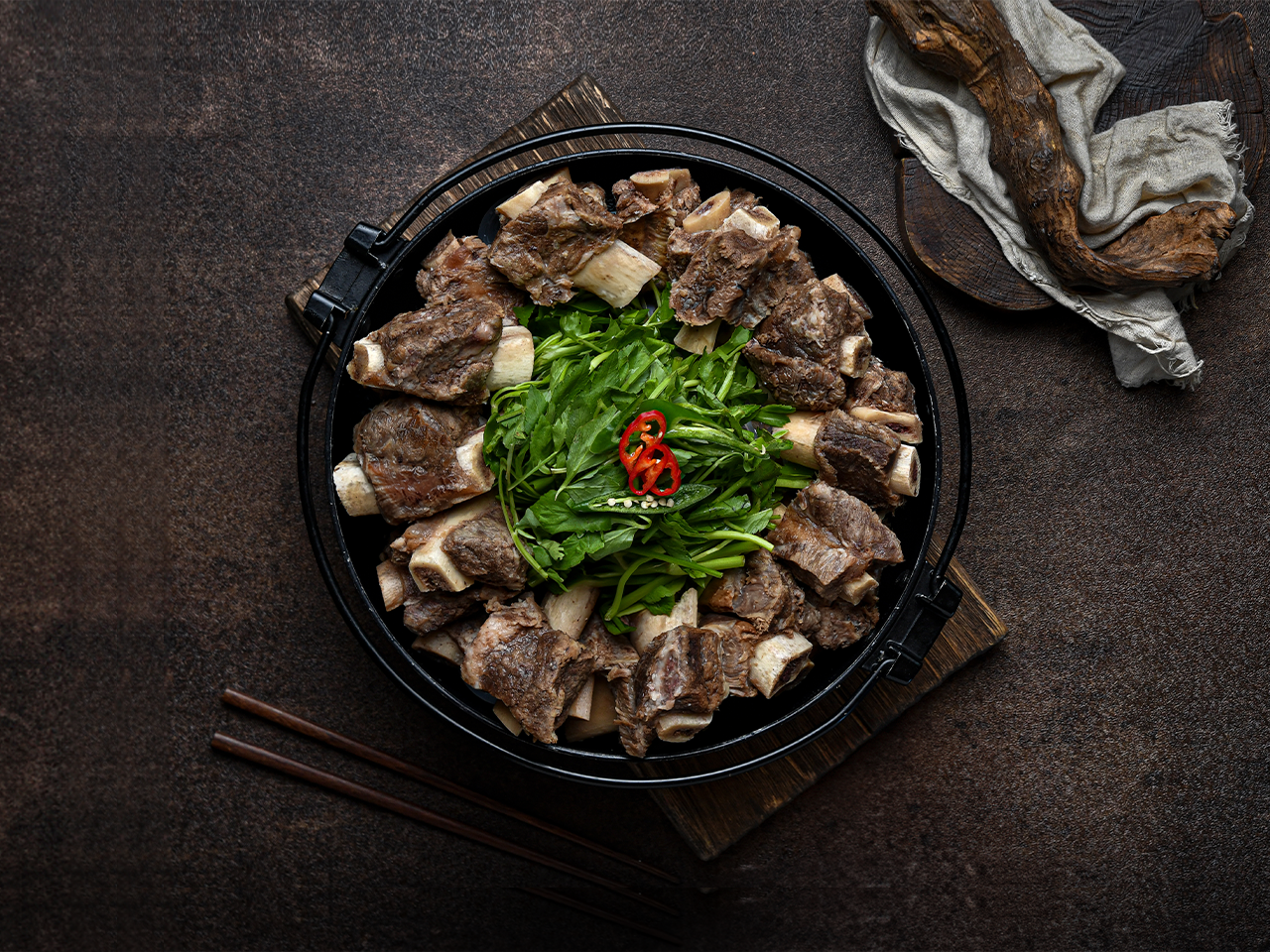 소갈비 수육전골 大