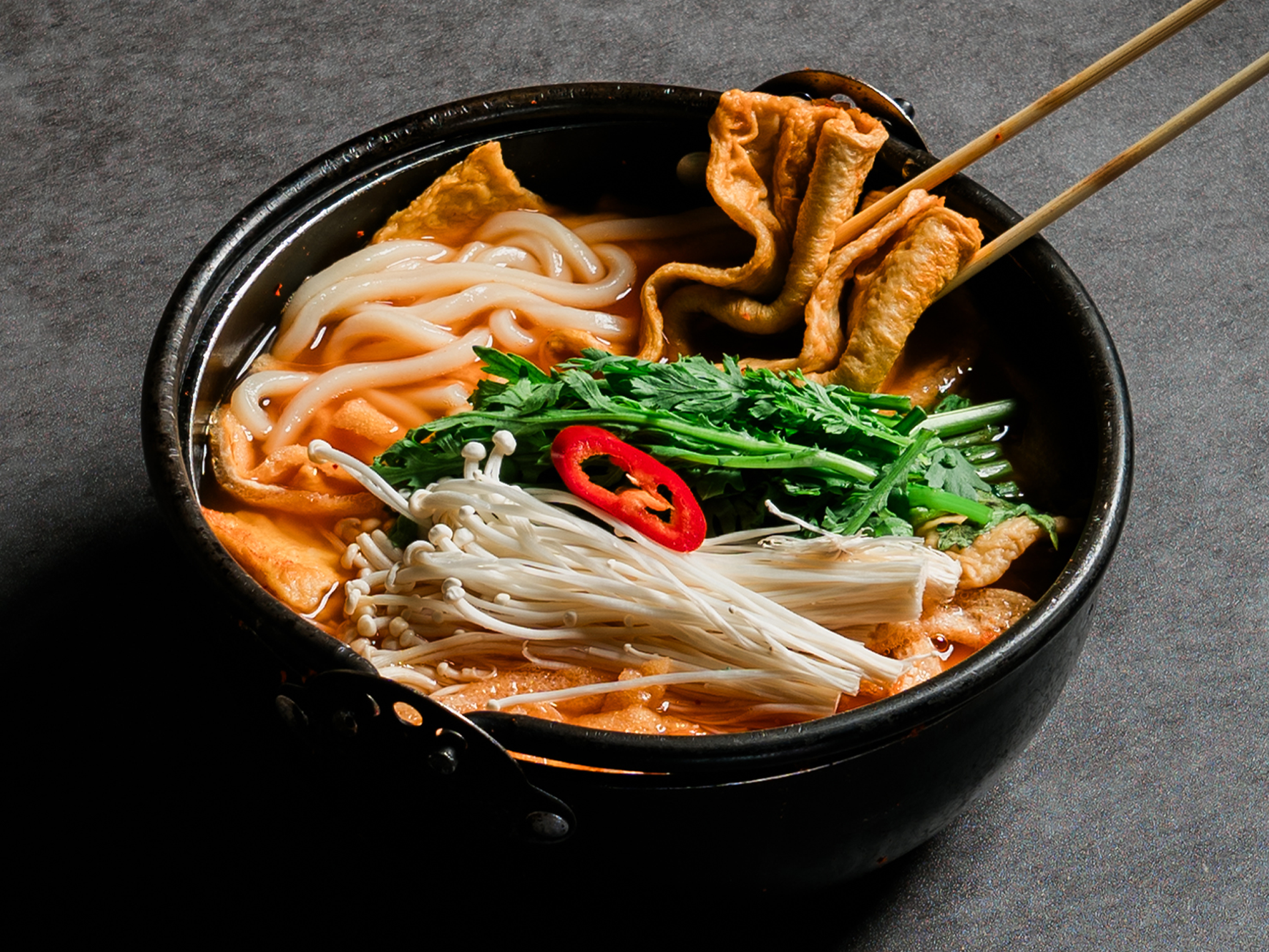 김치우동