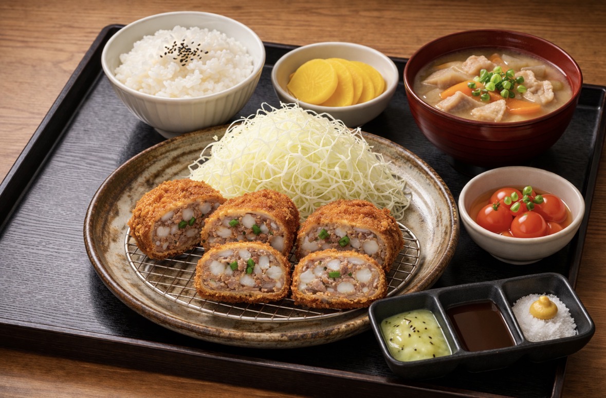 로쿠엔 수제 떡갈비카츠 정식