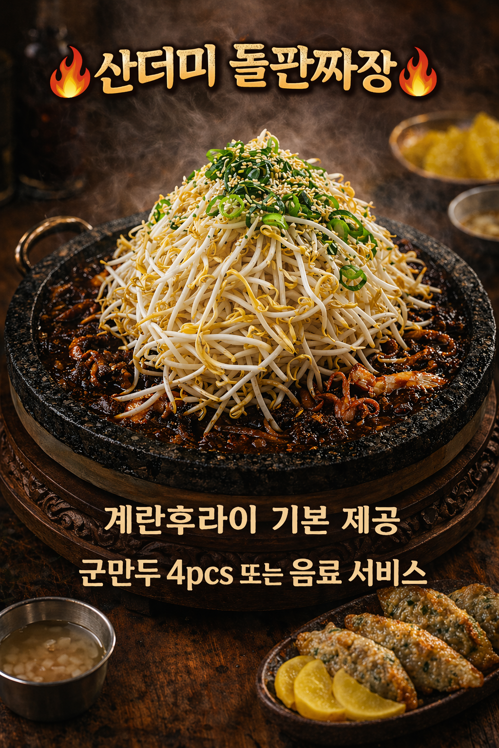 [대표메뉴] 산더미돌판짜장