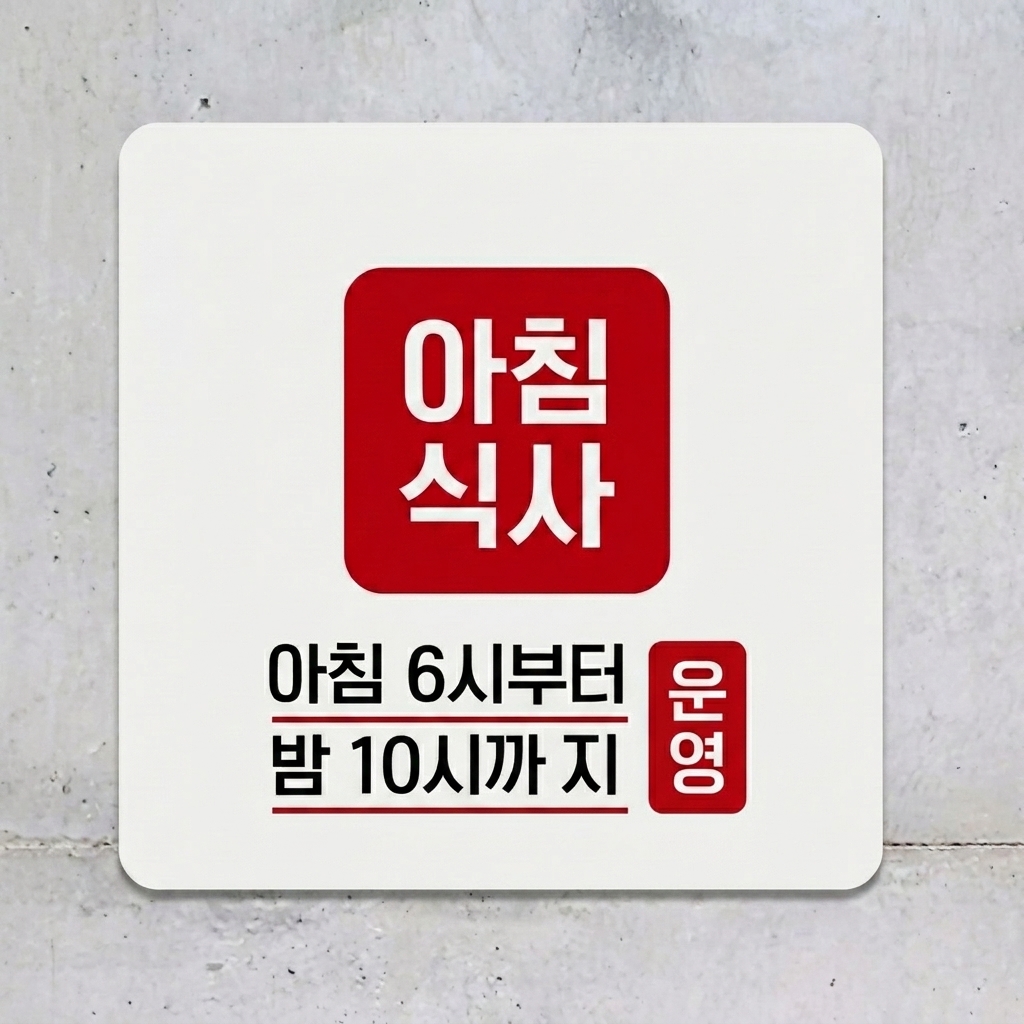 ★아침식사 운영중★