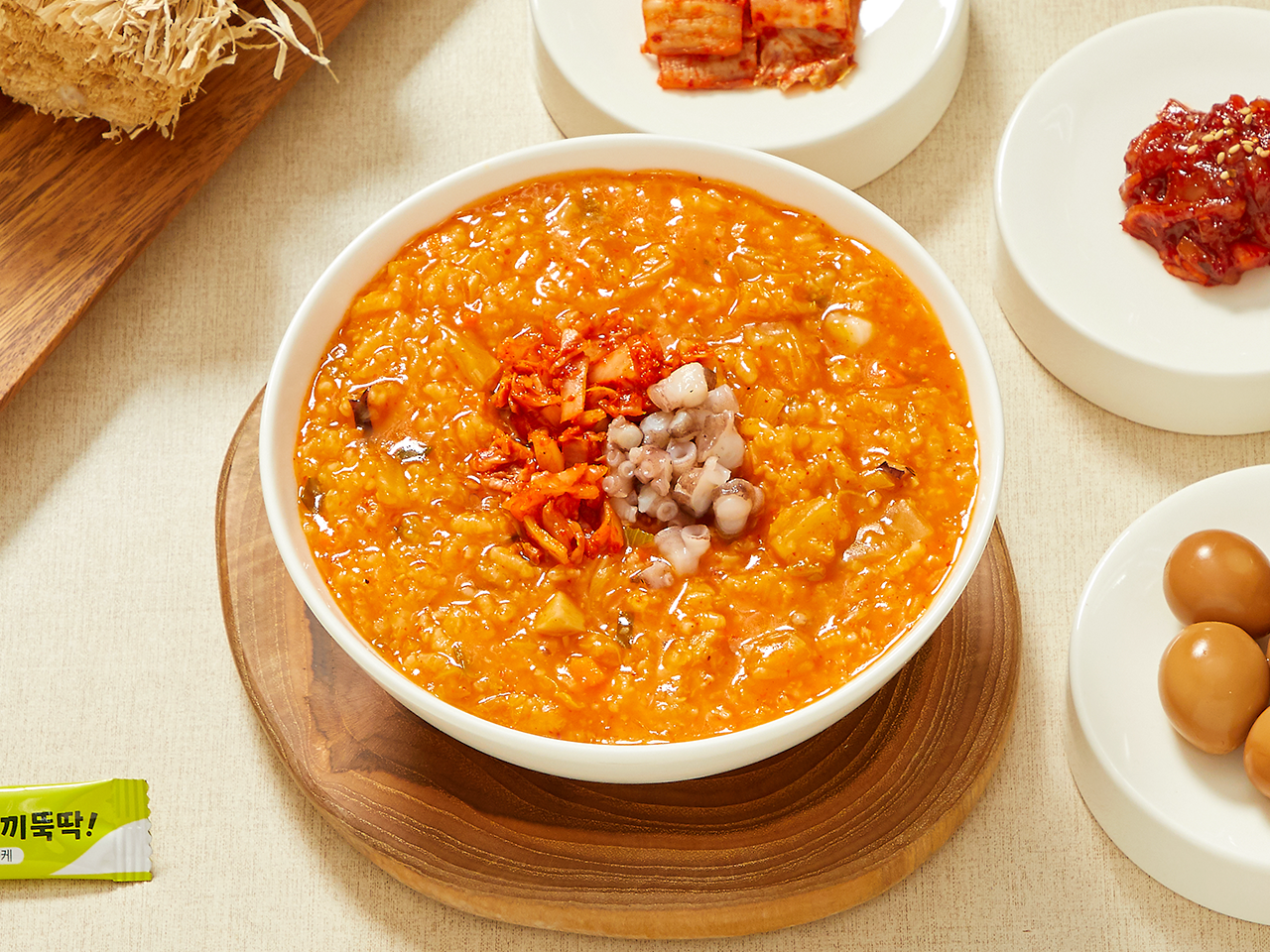 낙지김치죽
