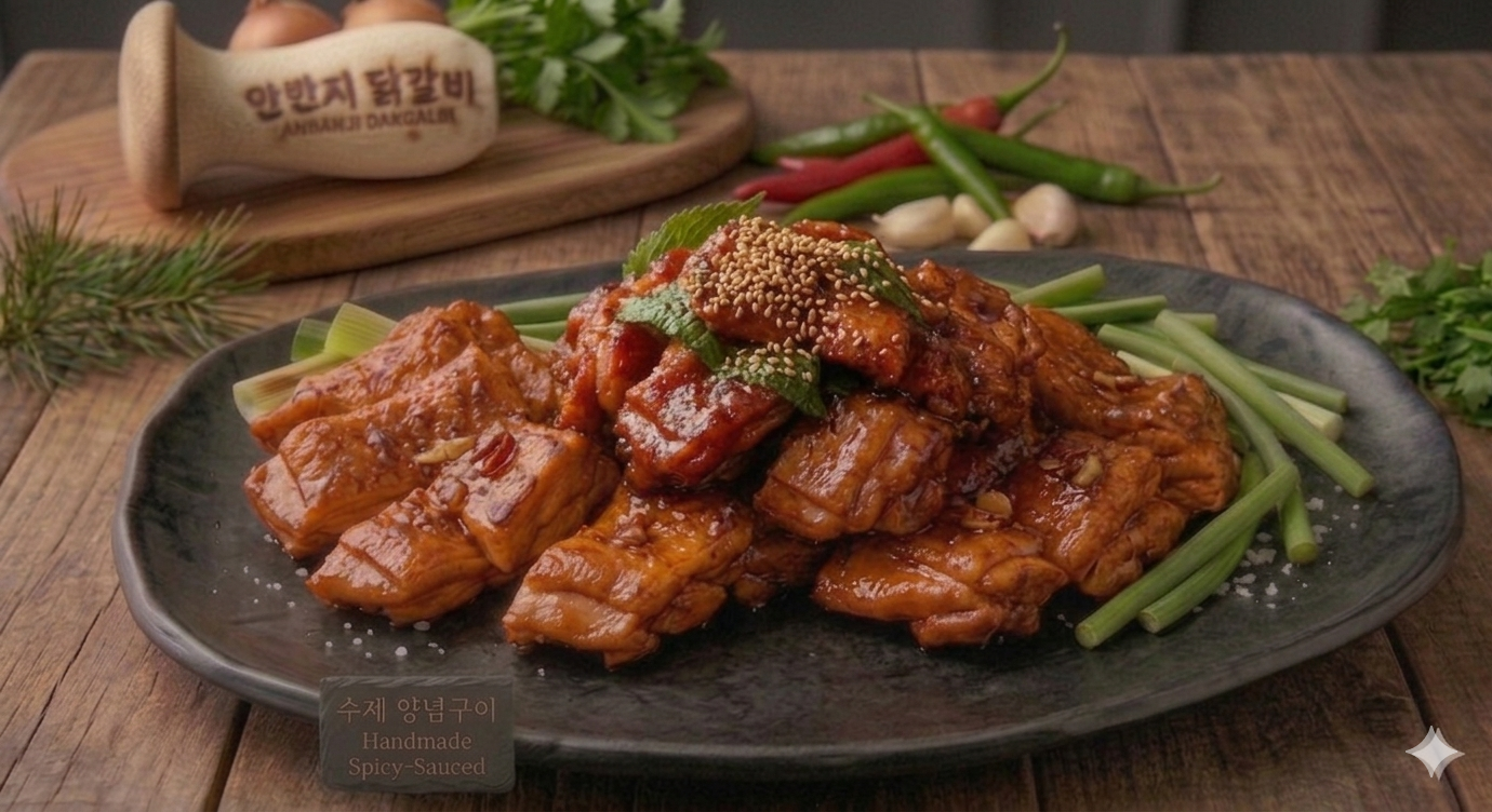 수제 양념구이 닭갈비