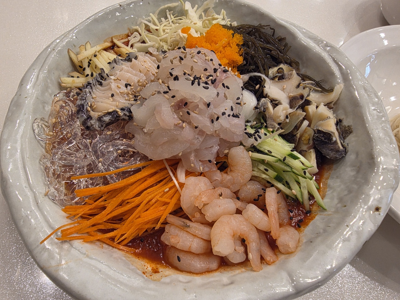 전복 물회