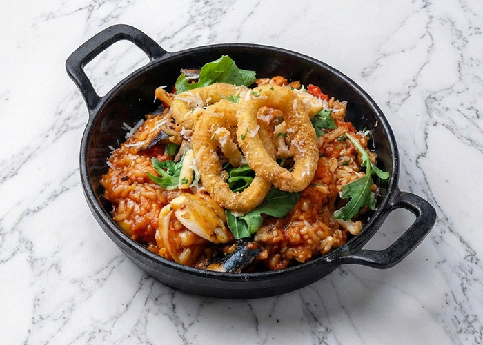 해산물 토마토 리조또