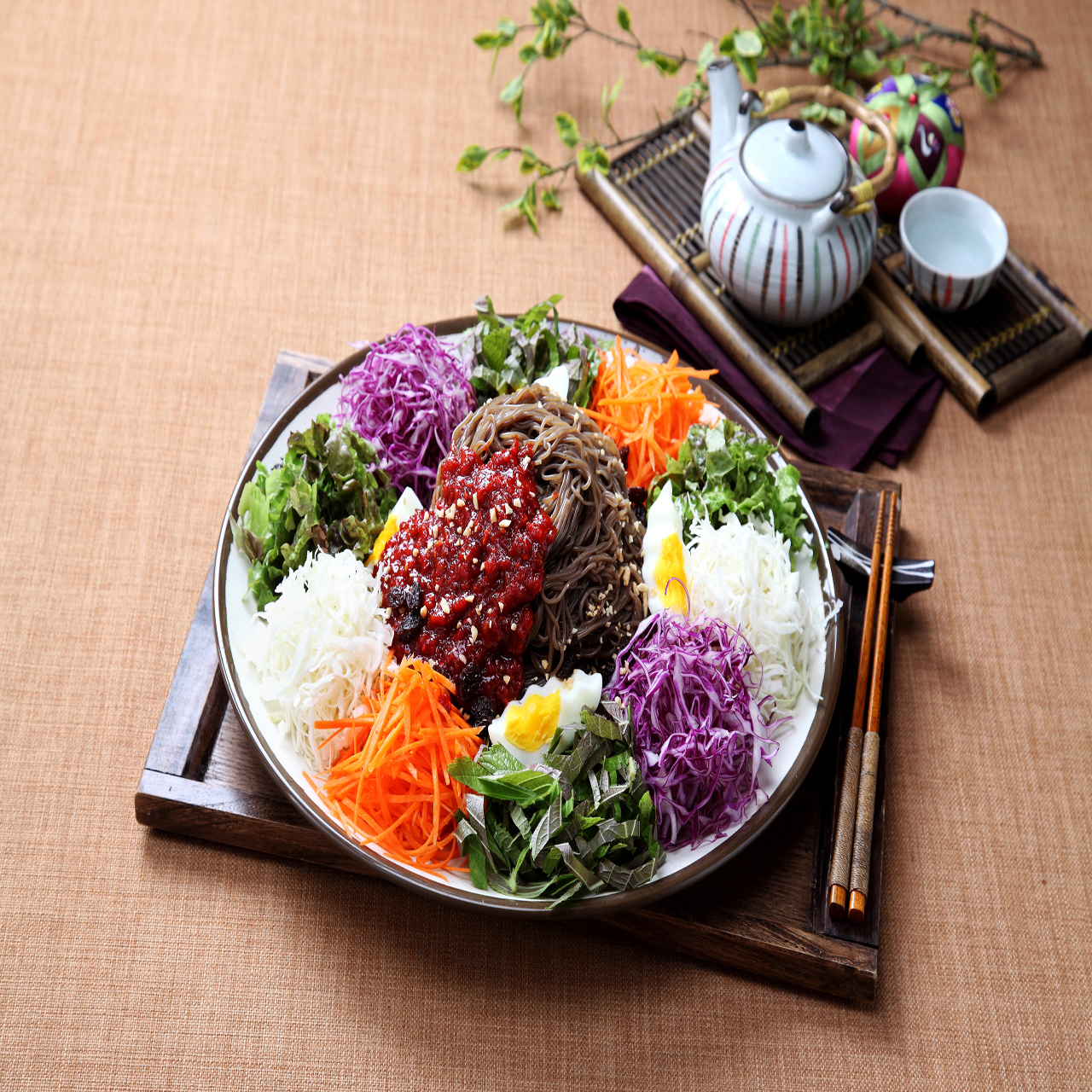 쟁반국수 중