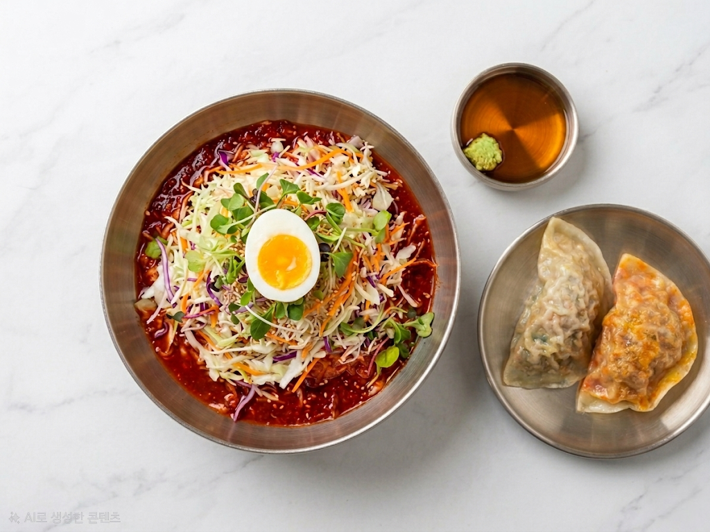 생면비빔국수 세트