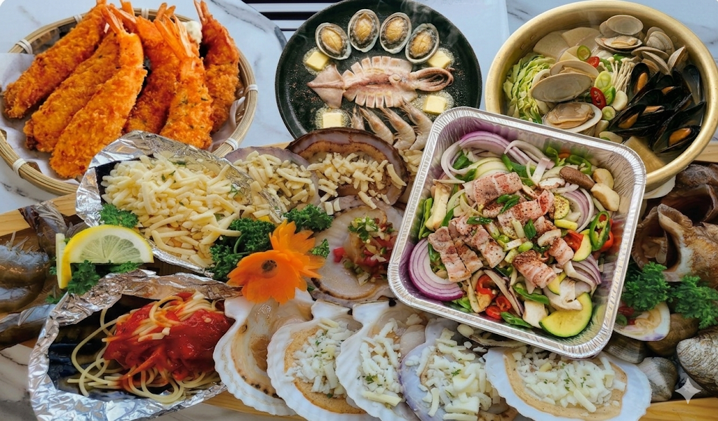 명품조개구이SET(4인용)