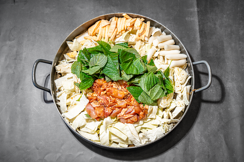 철판닭갈비(간장)