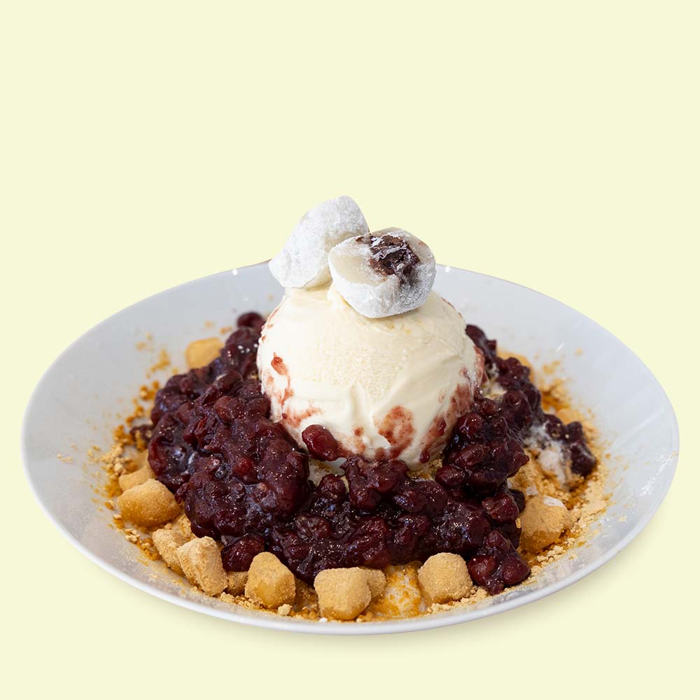 인절미 팥빙수