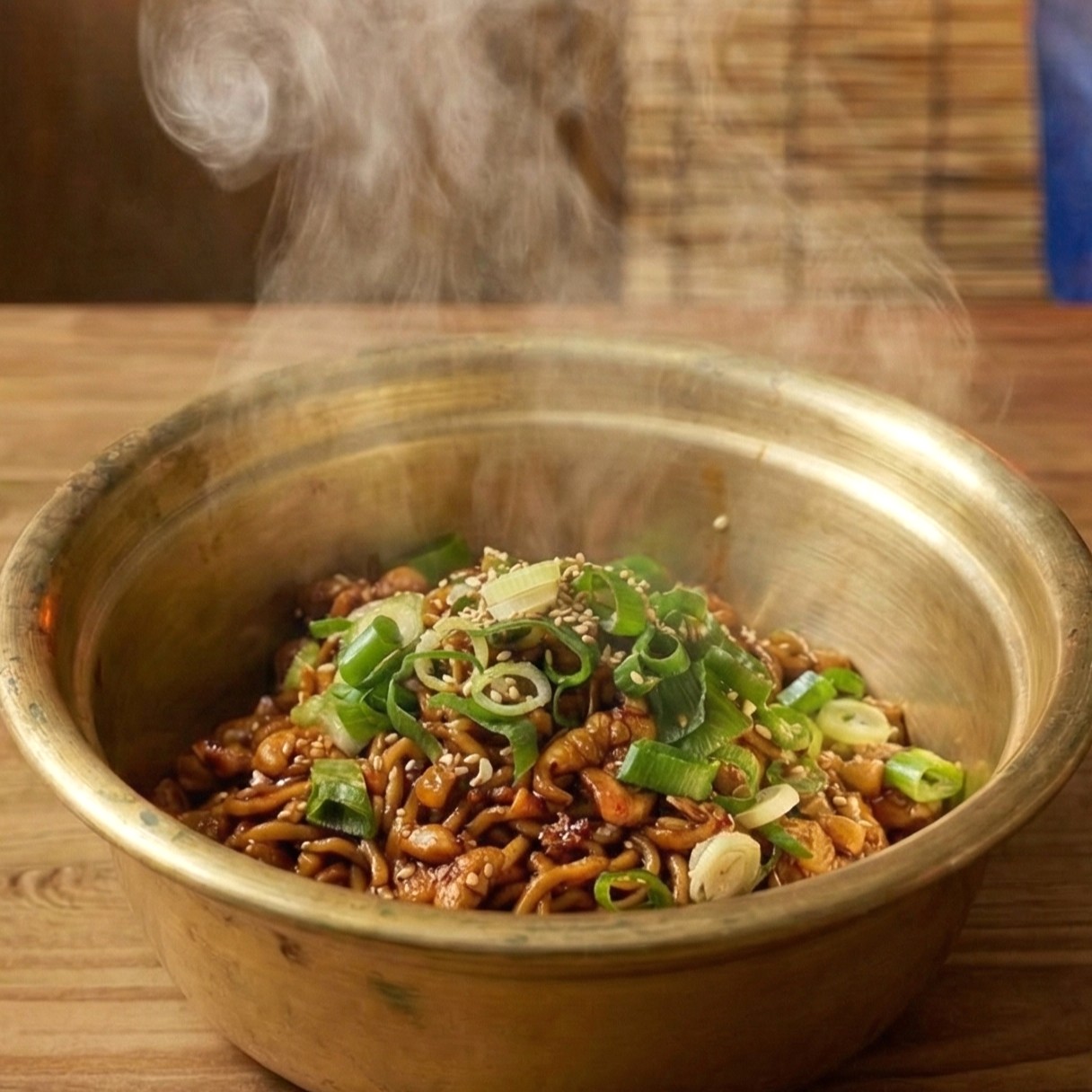 닭고기 짜장라면