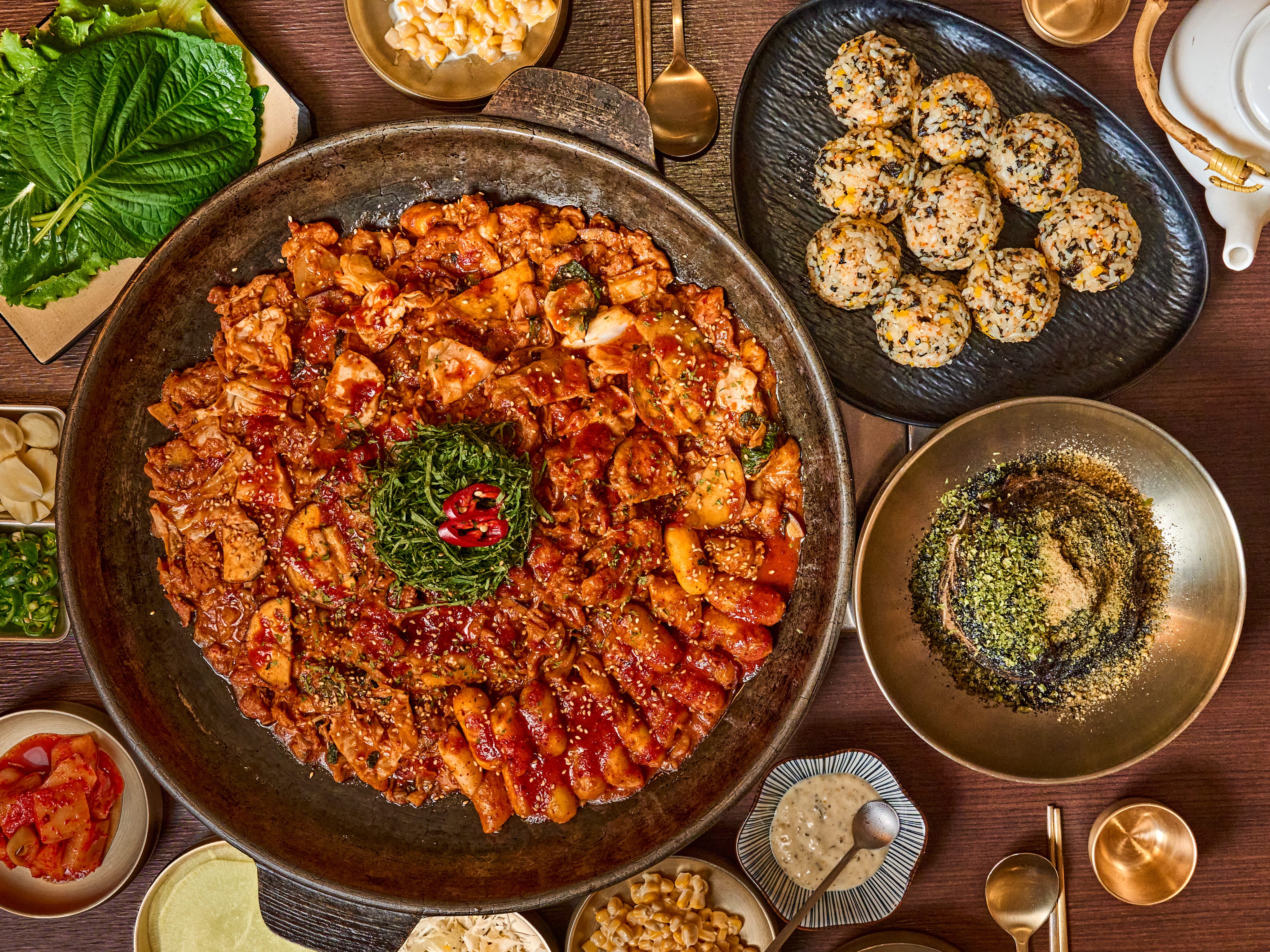 닭갈비 막국수 주먹밥 세트
