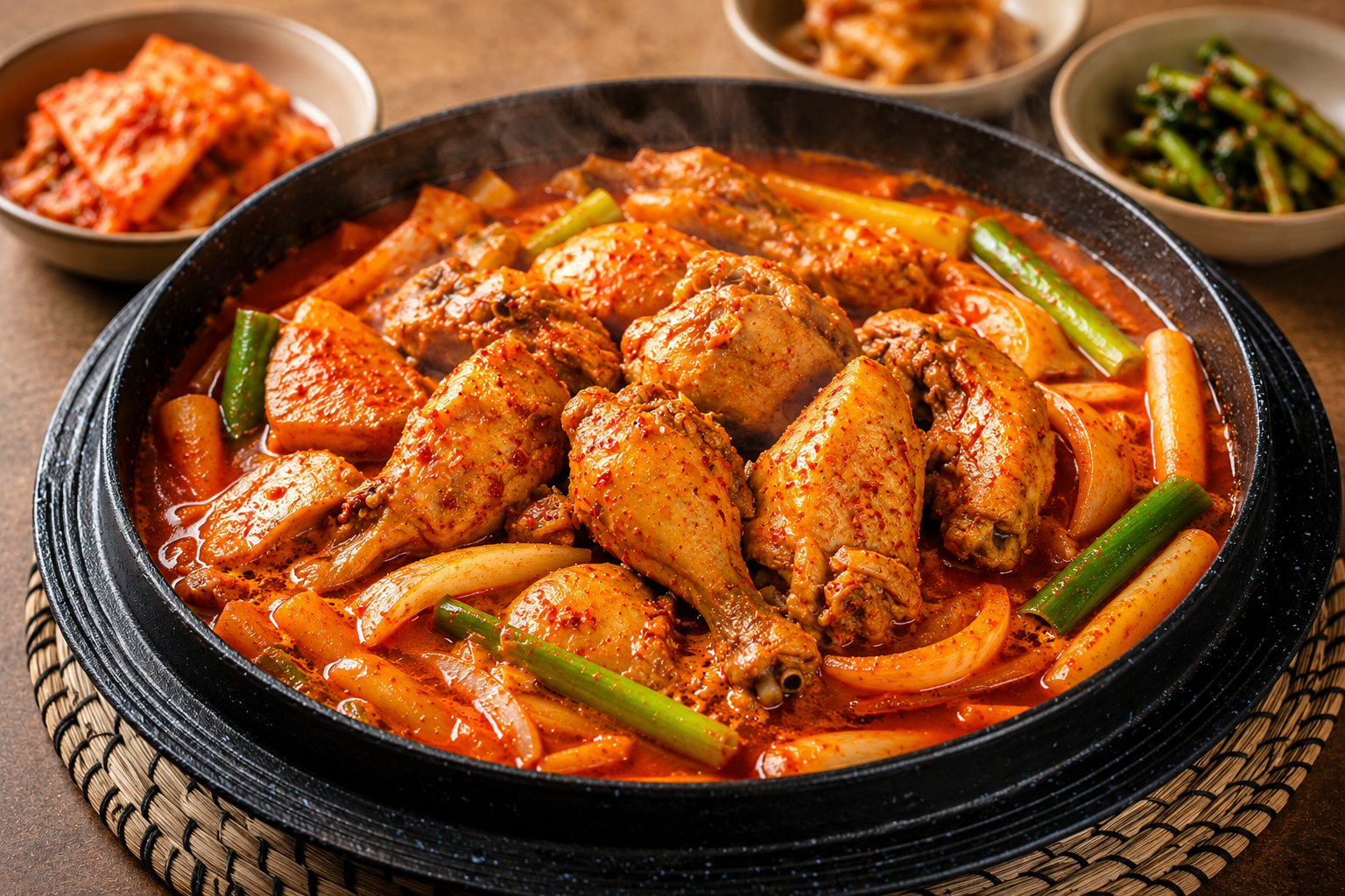얼큰하게 긇여먹는 닭매운탕