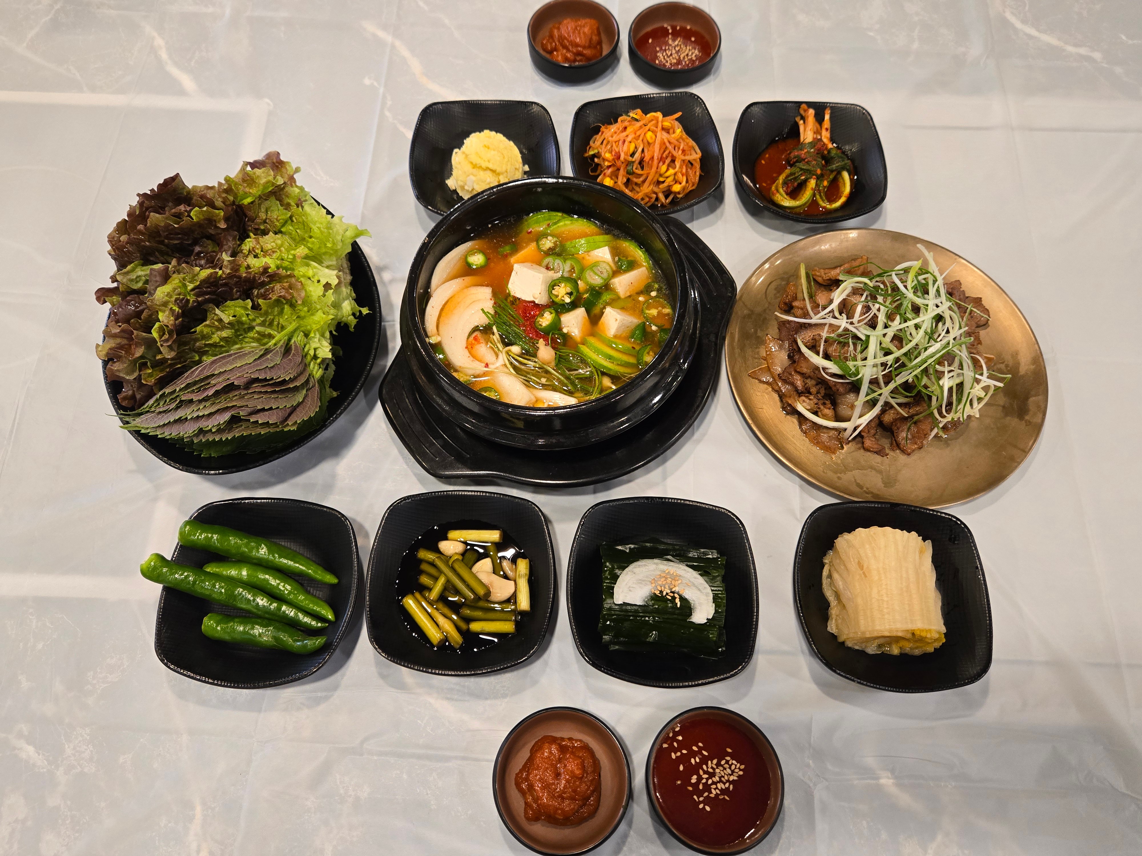 광릉식 불고기 된장 정식 (점심)