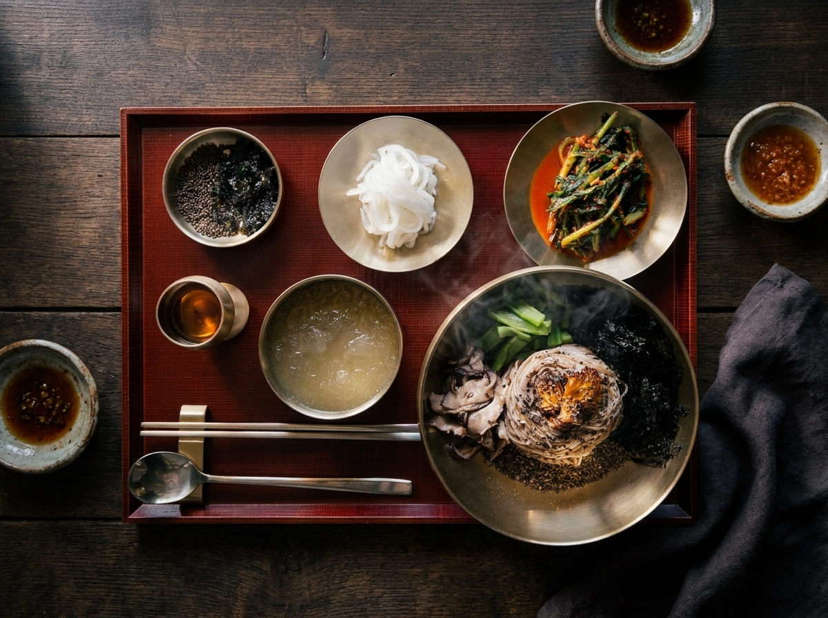 들기름막국수