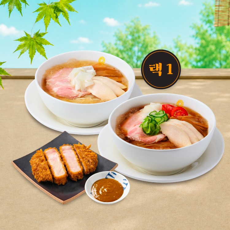 토리냉면&미니 등심돈카츠 세트