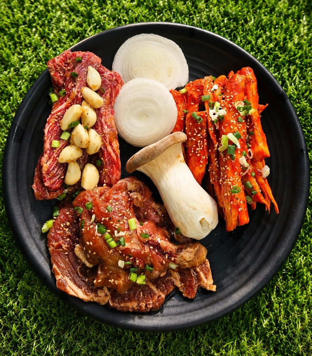 숯불화로 소갈비살 세트 (2인분)