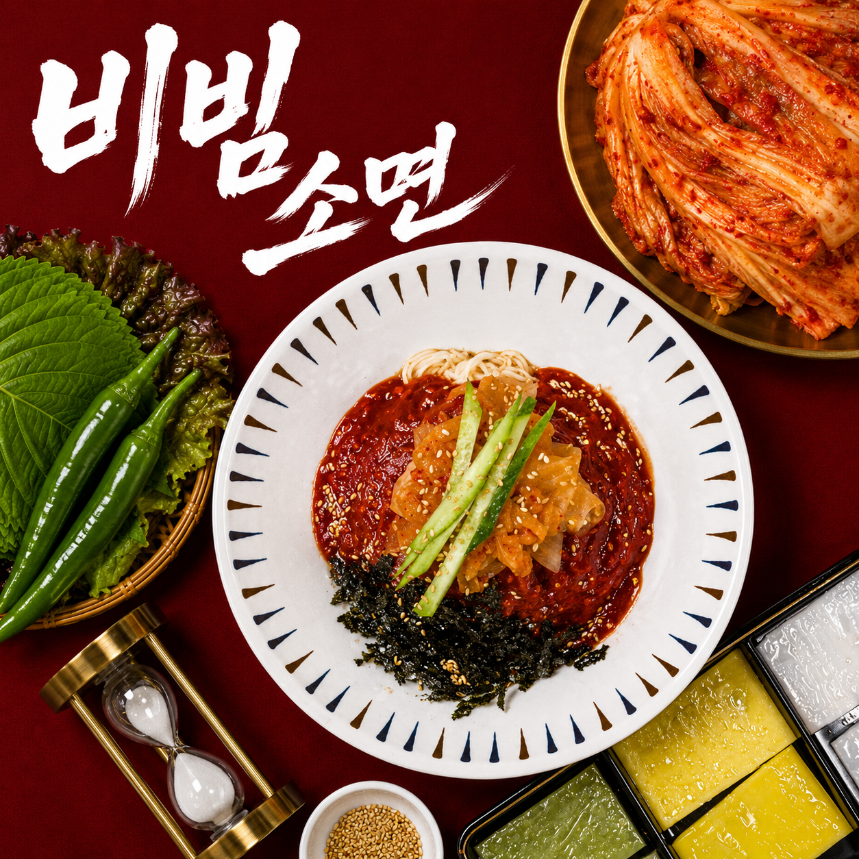 비빔소면 🍜(100년송철국수) 추천