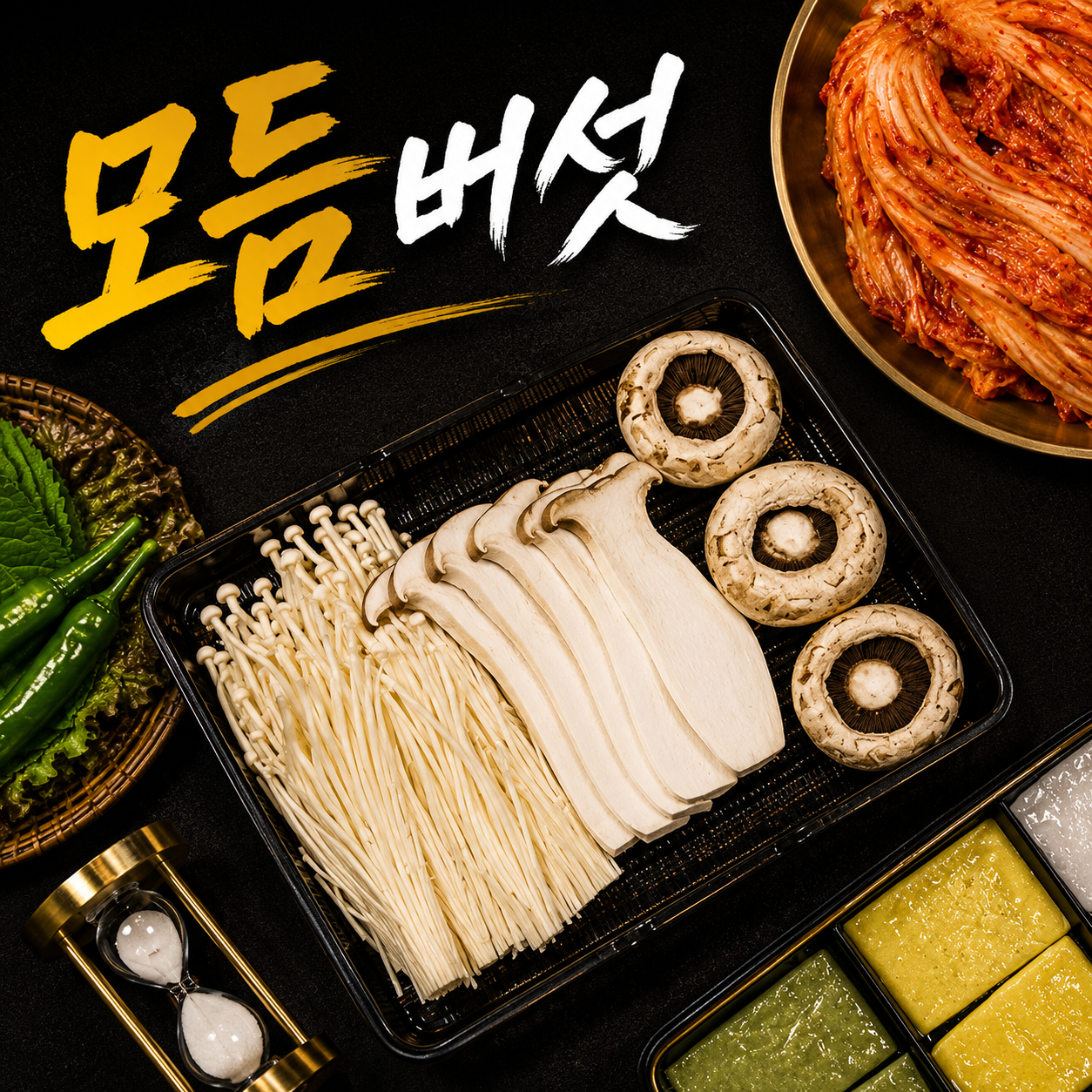 모듬버섯 🍄 저녁 부모님 가족회식