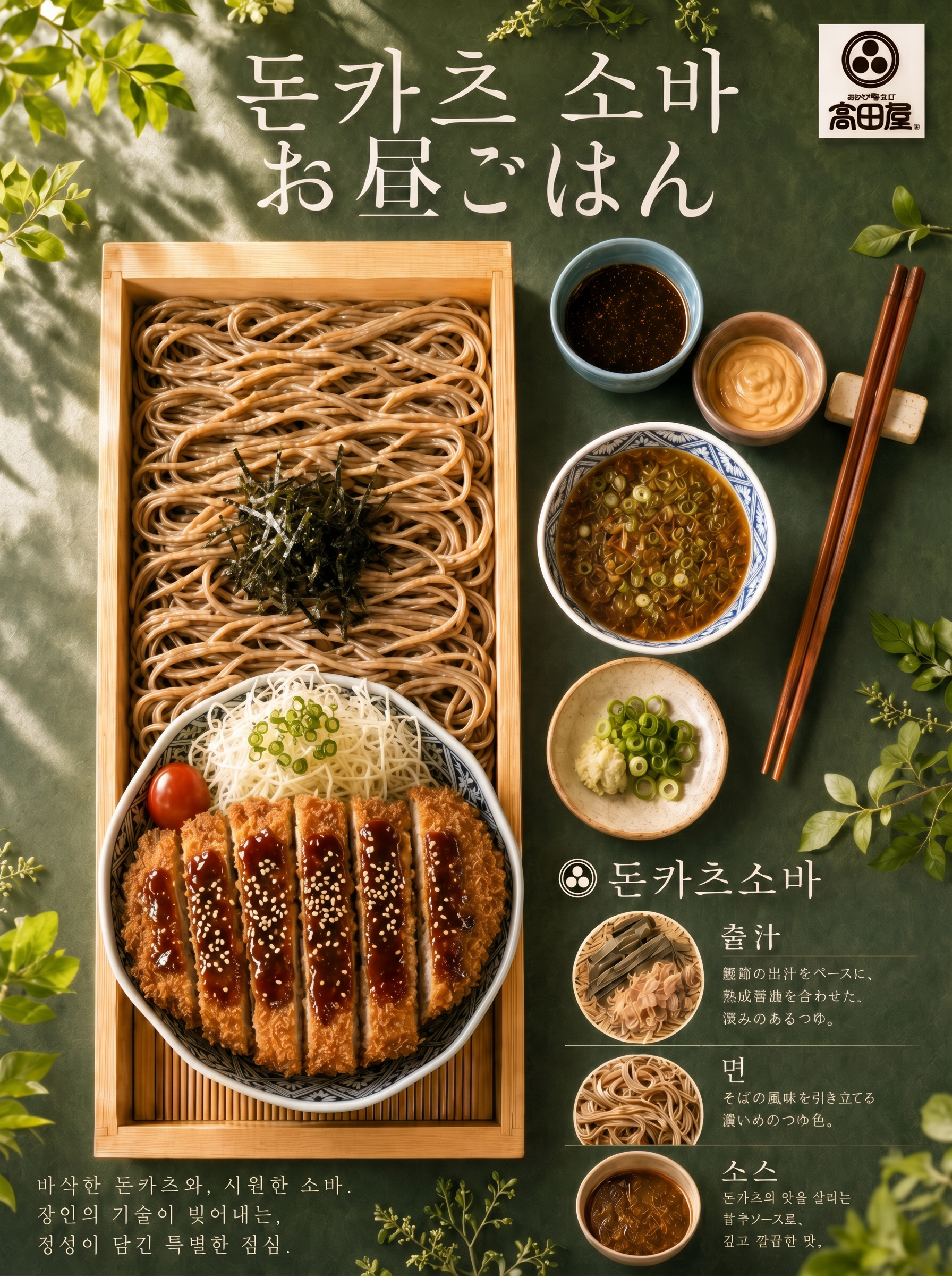 (여름메뉴) 돈카츠소바