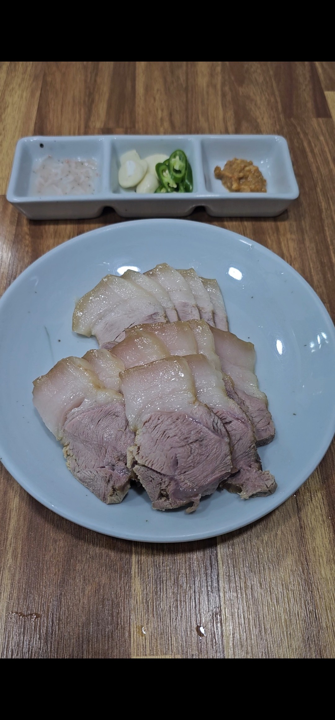 보성녹차돼지 수육-한접시