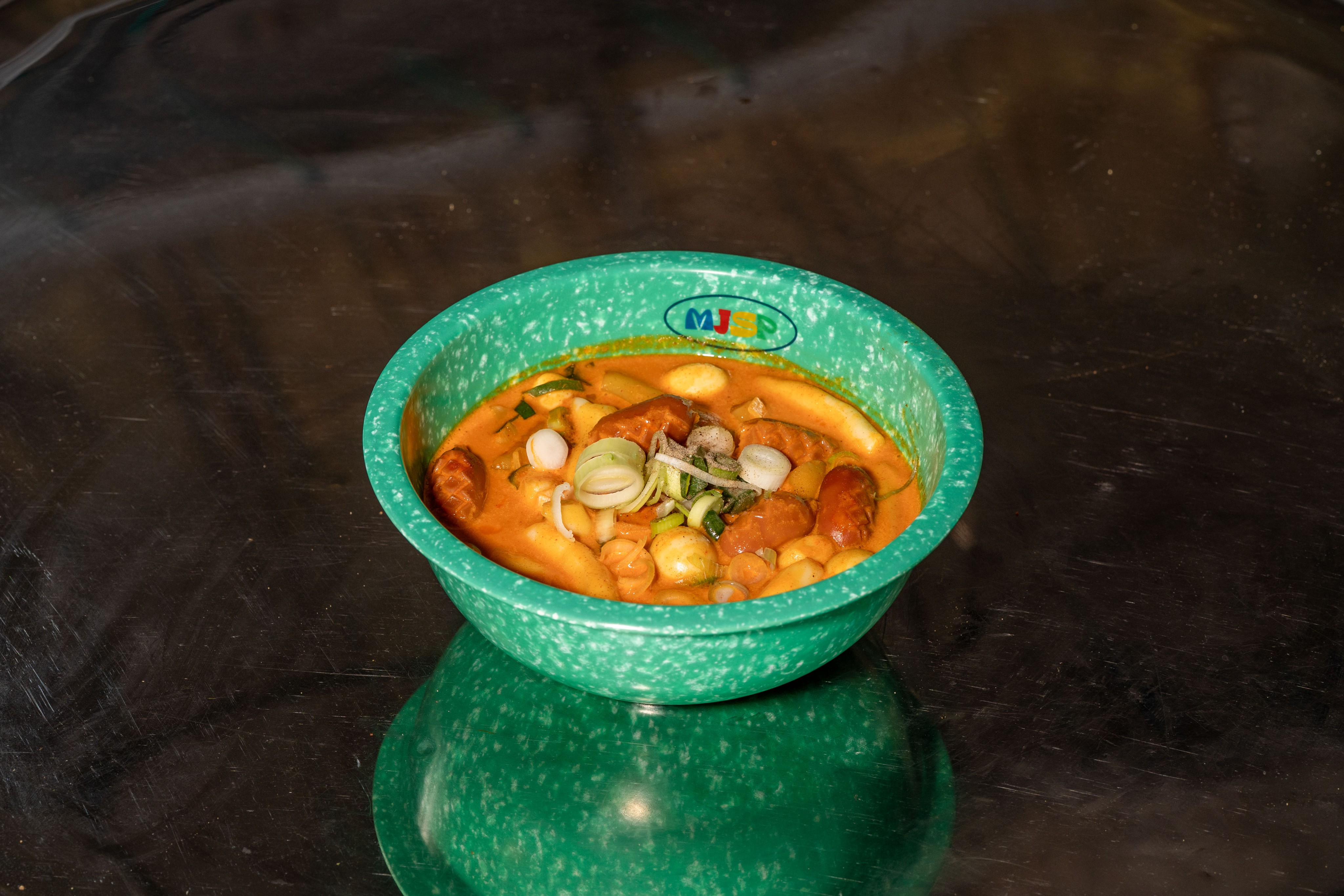 카레 크림 떡볶이