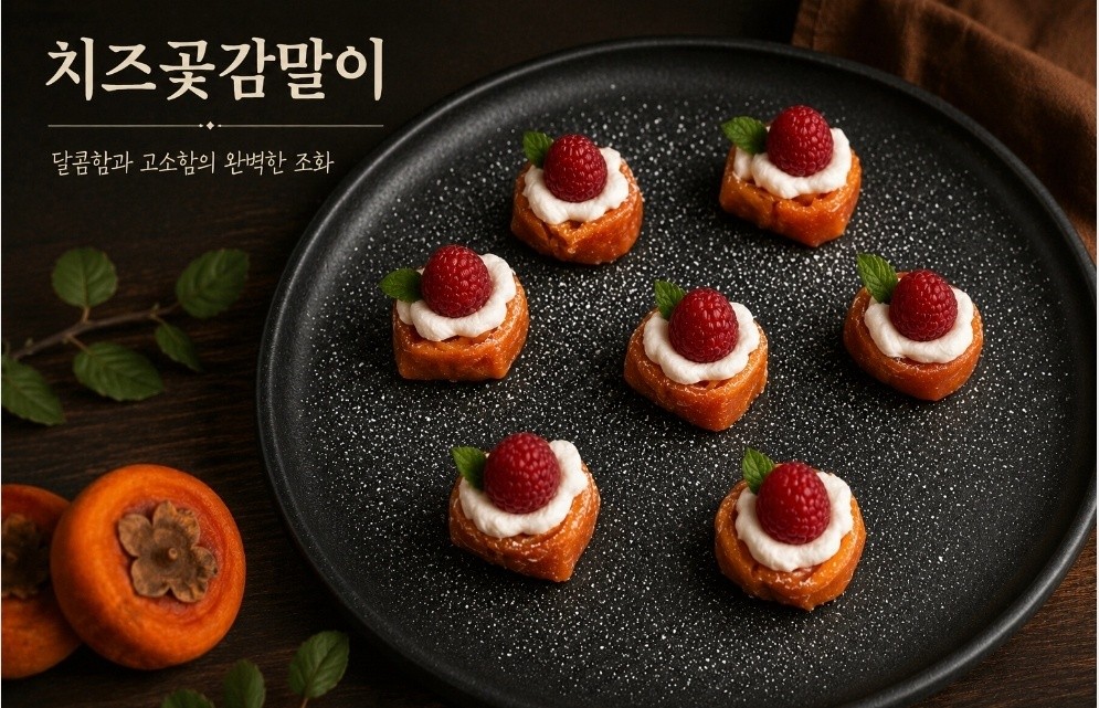 치즈곶감말이