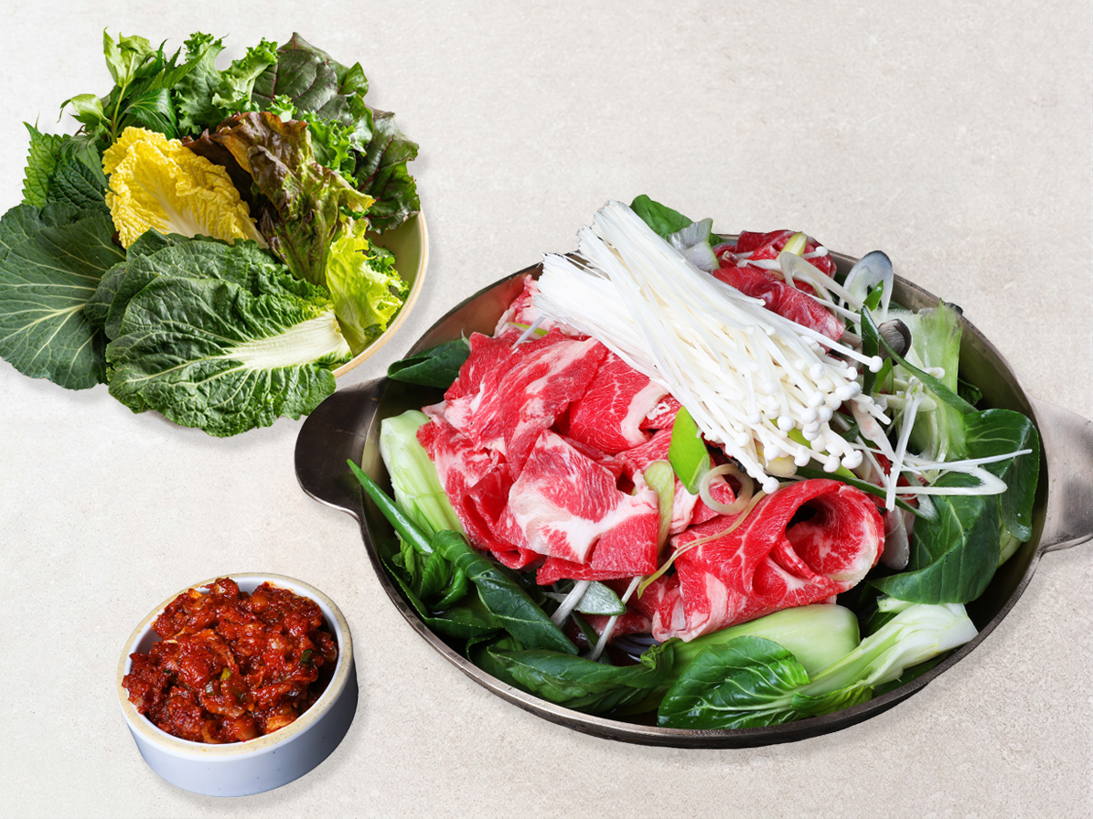 한우 소불고기 전골(2인 부터)