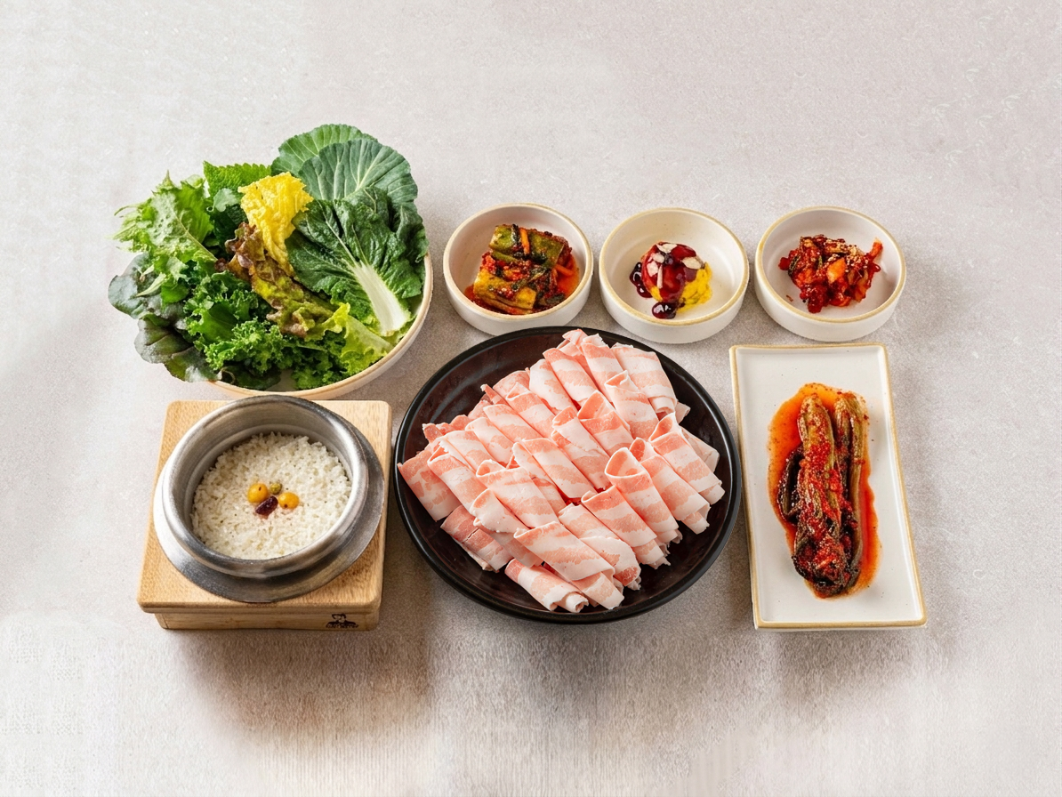 대패 쌈밥 정식(130g)