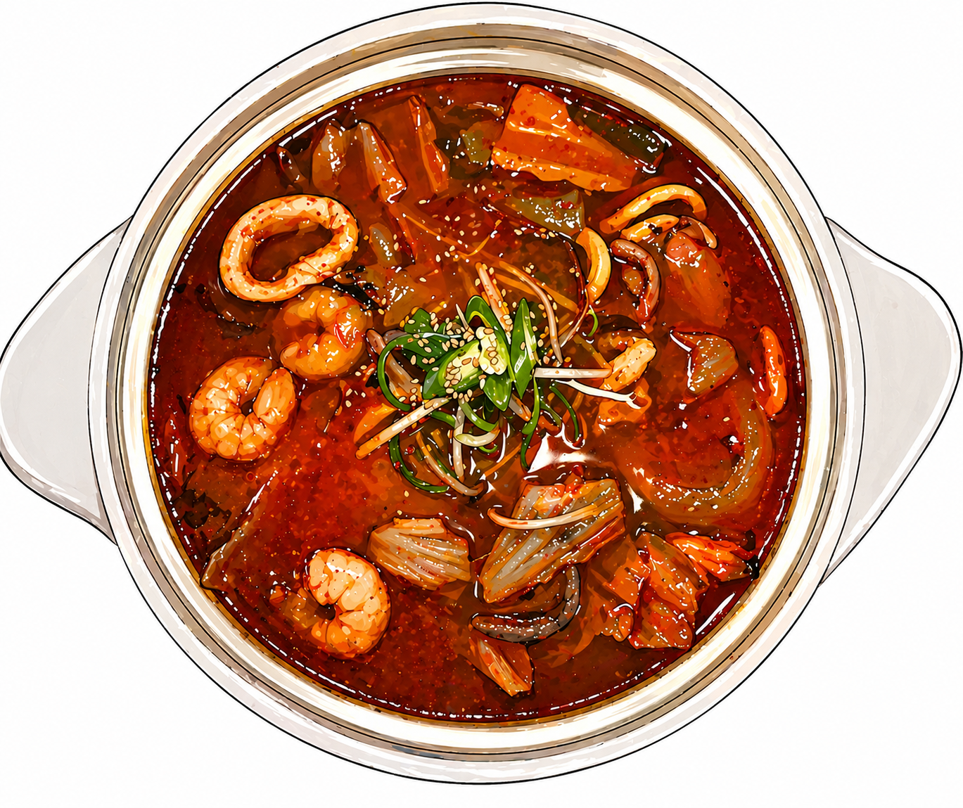 얼큰 짬뽕탕