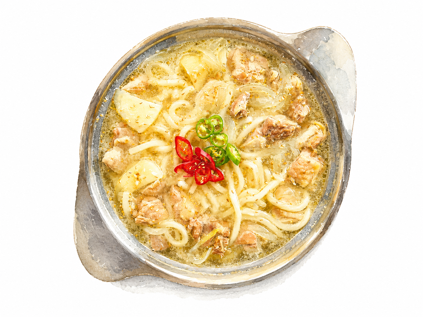 통닭우동