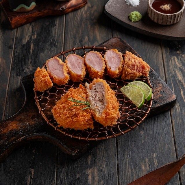 필레미뇽 히레 (안심)+멘치함박까스