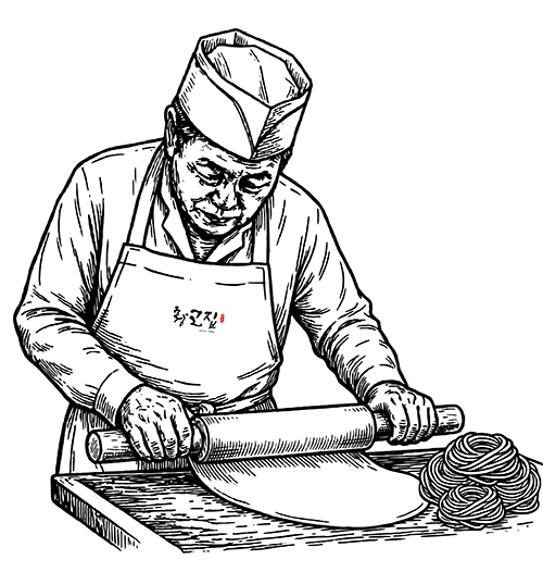황고집손칼국수이삭