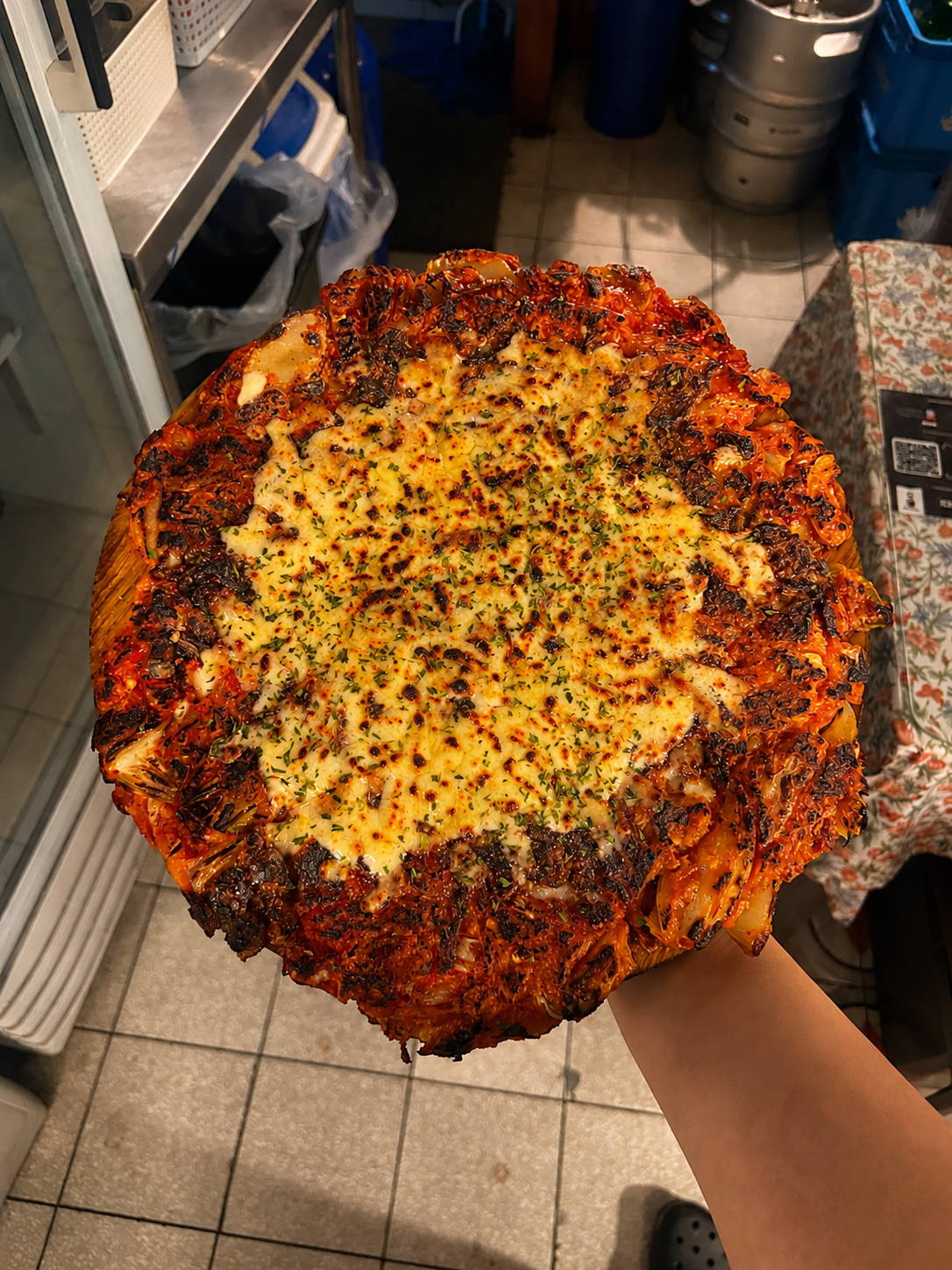 고기치즈김치전