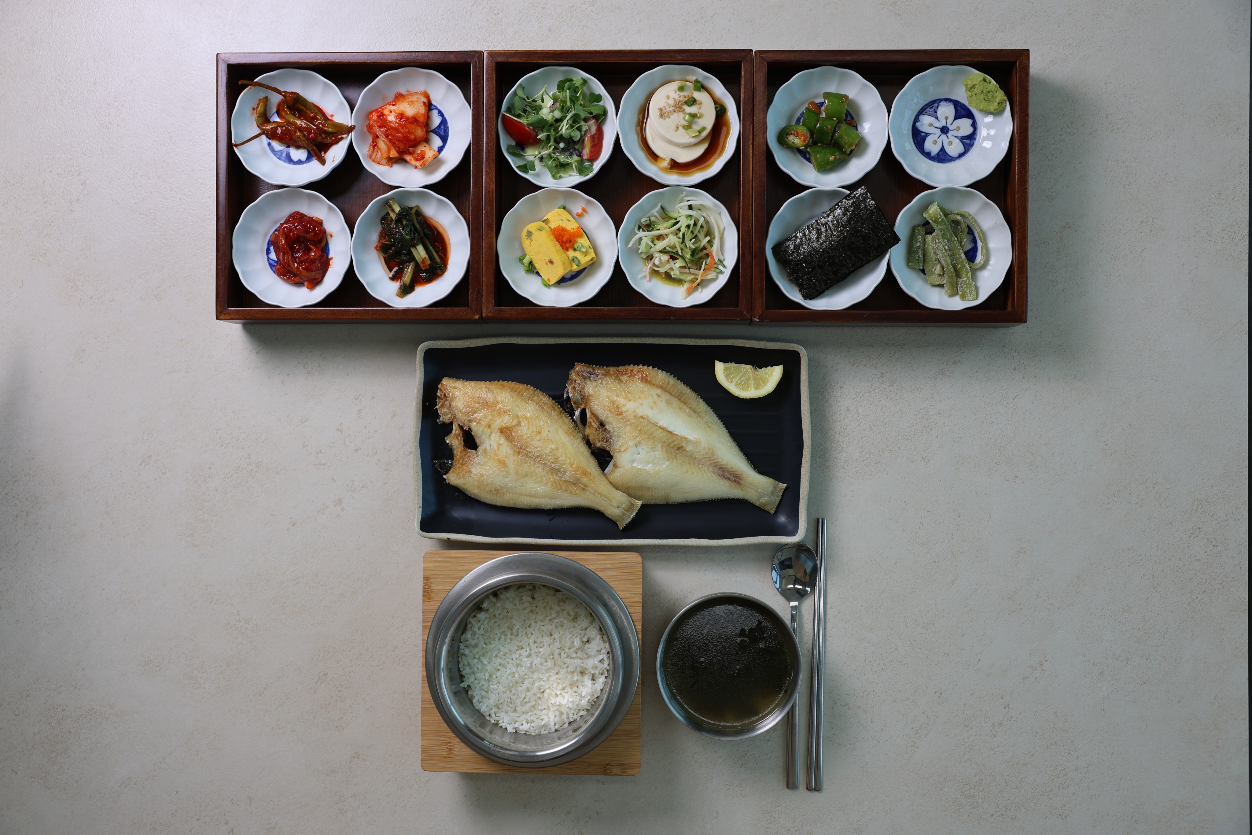 [담백한]직화가자미 한상(1인)