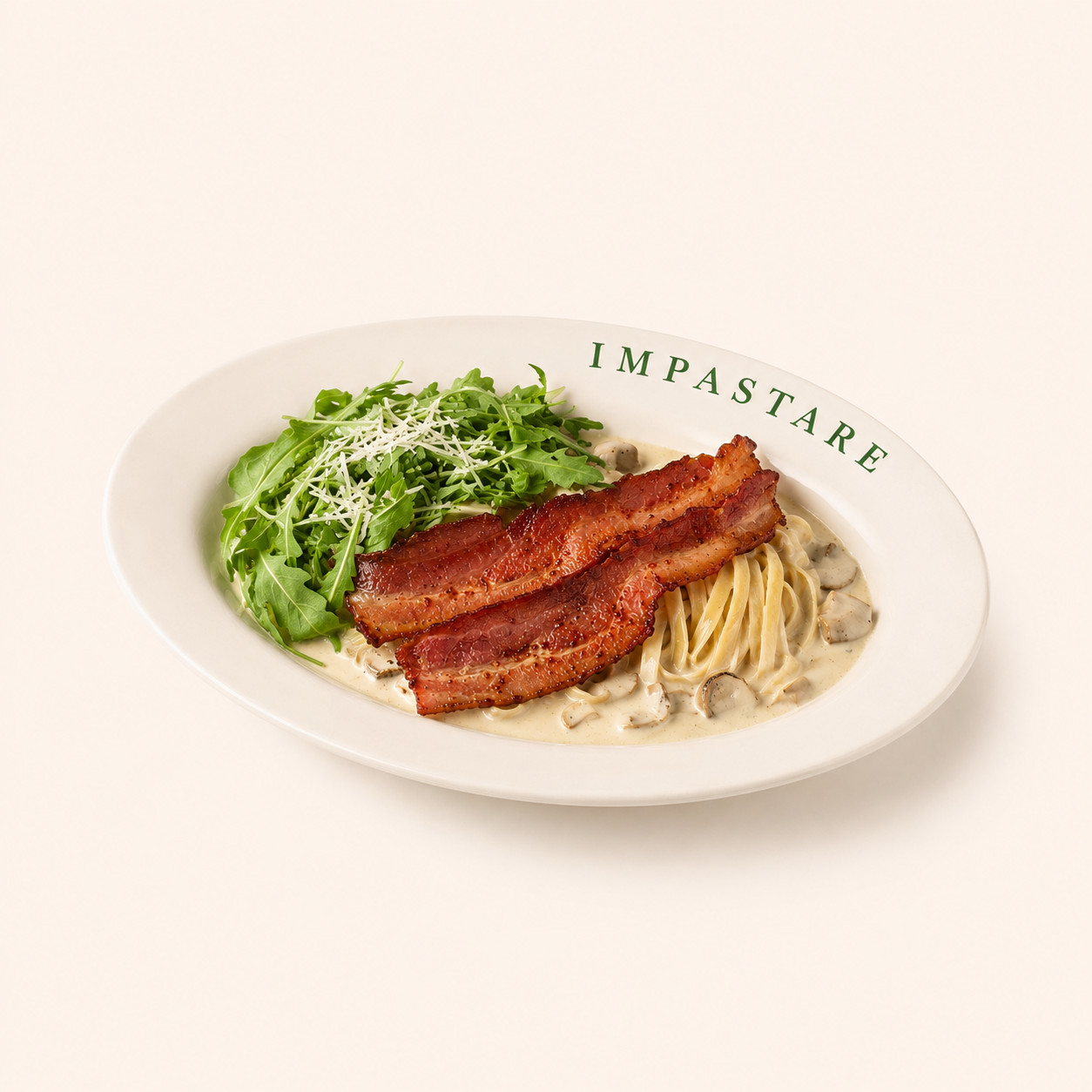 🥓통베이컨 크림 페투치네