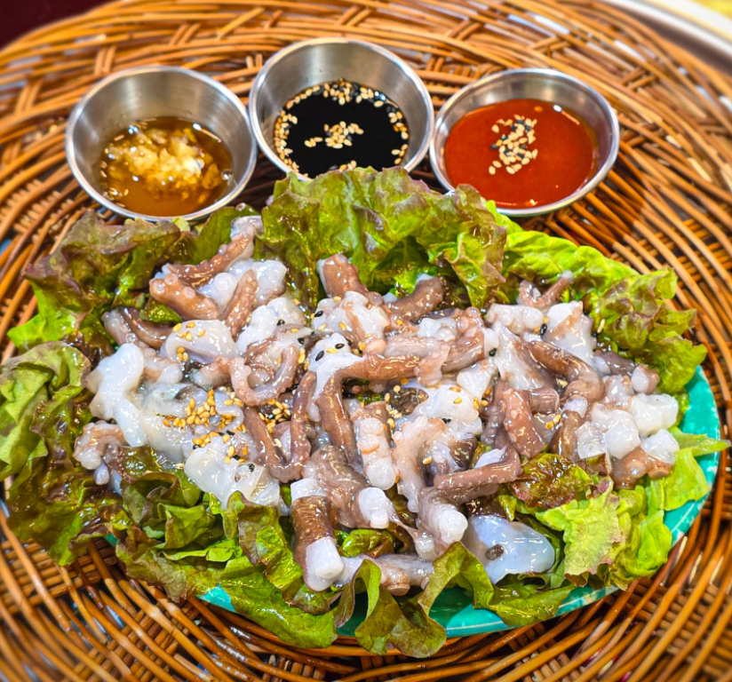 산낙지 한판